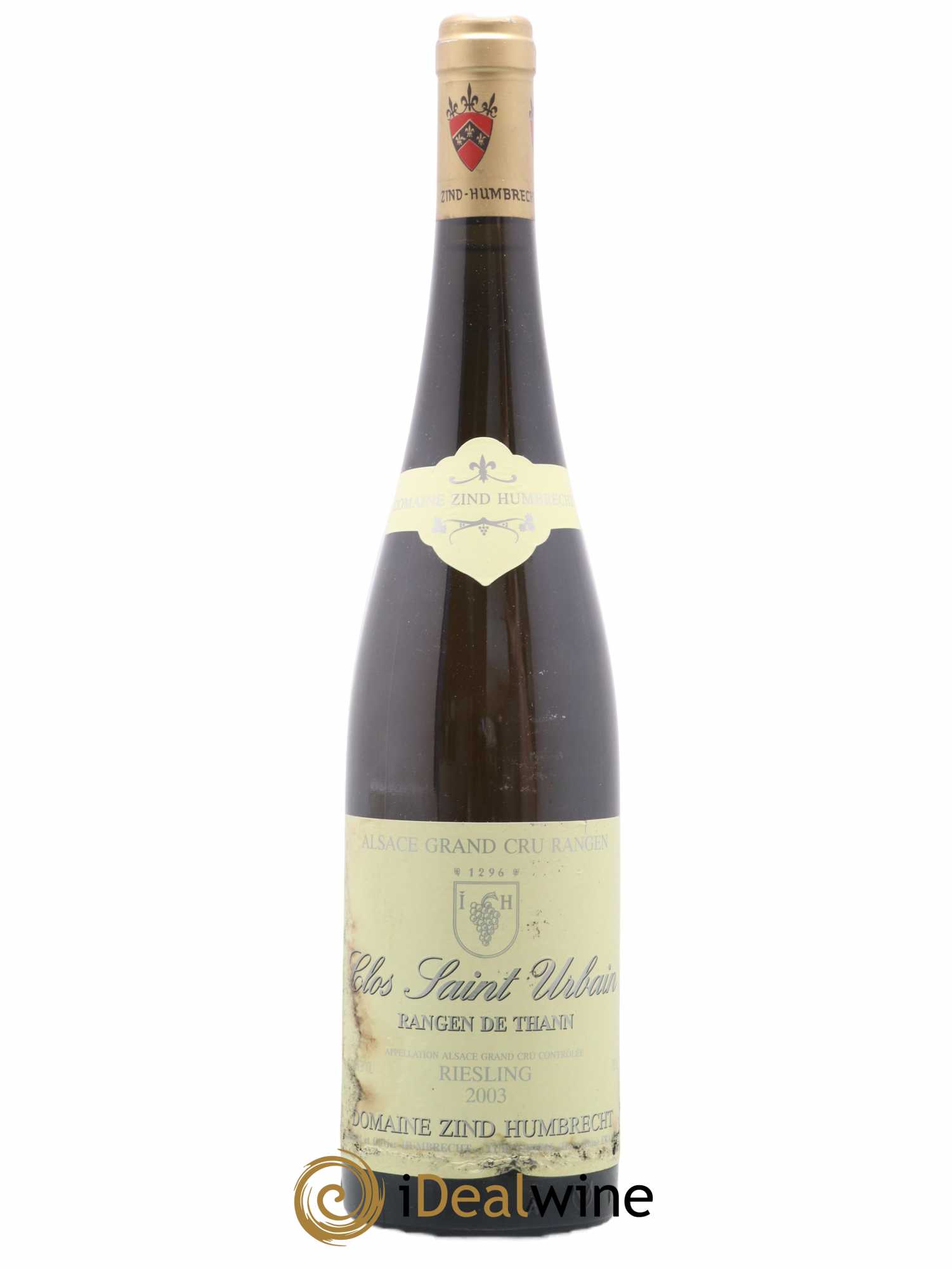 Alsace Riesling Grand Cru Rangen de Thann Clos Saint Urbain Zind-Humbrecht (Domaine) 2003 - Lot de 1 bouteille - 0