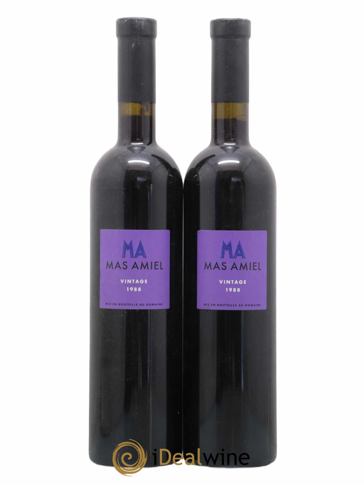 Maury Mas Amiel 1988 - Lot de 2 bouteilles - 0