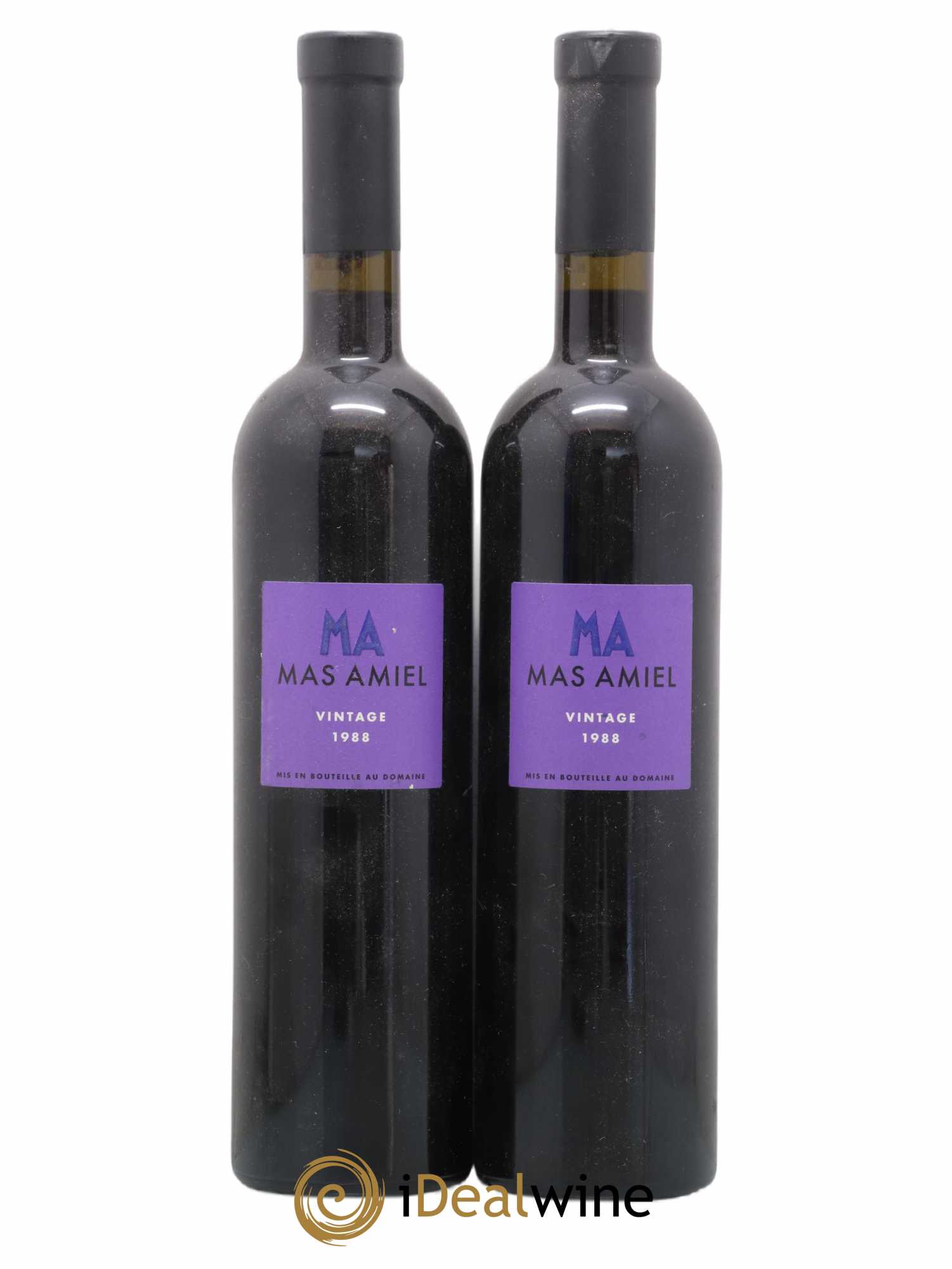 Maury Mas Amiel 1988 - Lot de 2 bouteilles - 0