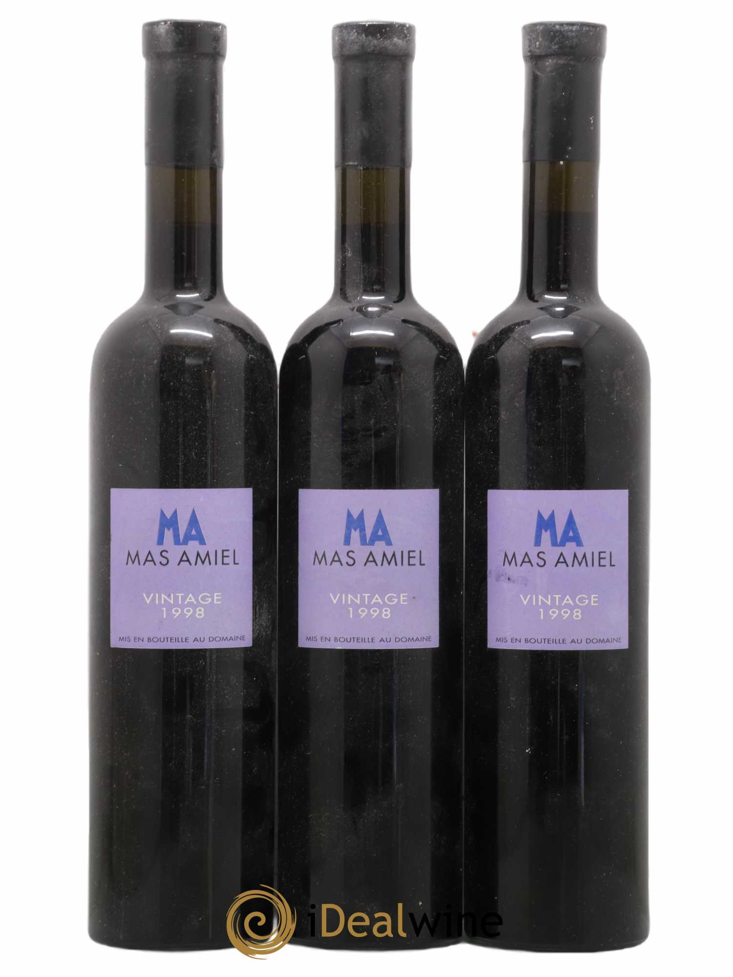 Maury Mas Amiel 1998 - Lot de 3 bouteilles - 0