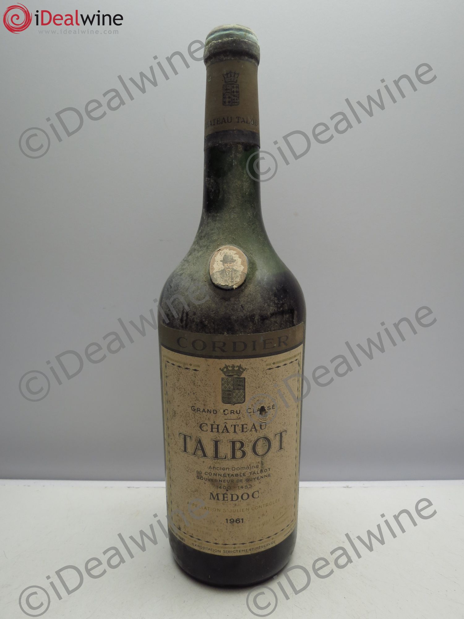 Château Talbot 4ème Grand Cru Classé 1961 - Lot de 1 bouteille - 0