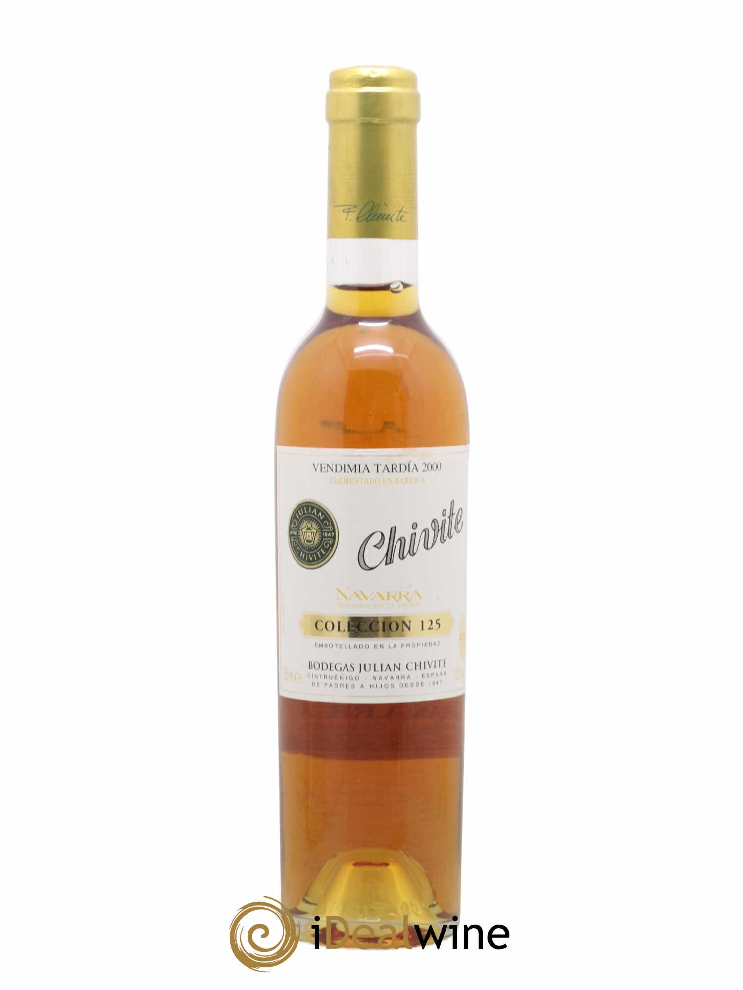 Espagne Chivite Coleccion 125 Vendanges Tardives 2000 - Posten von 1 Demi-Flasche - 0