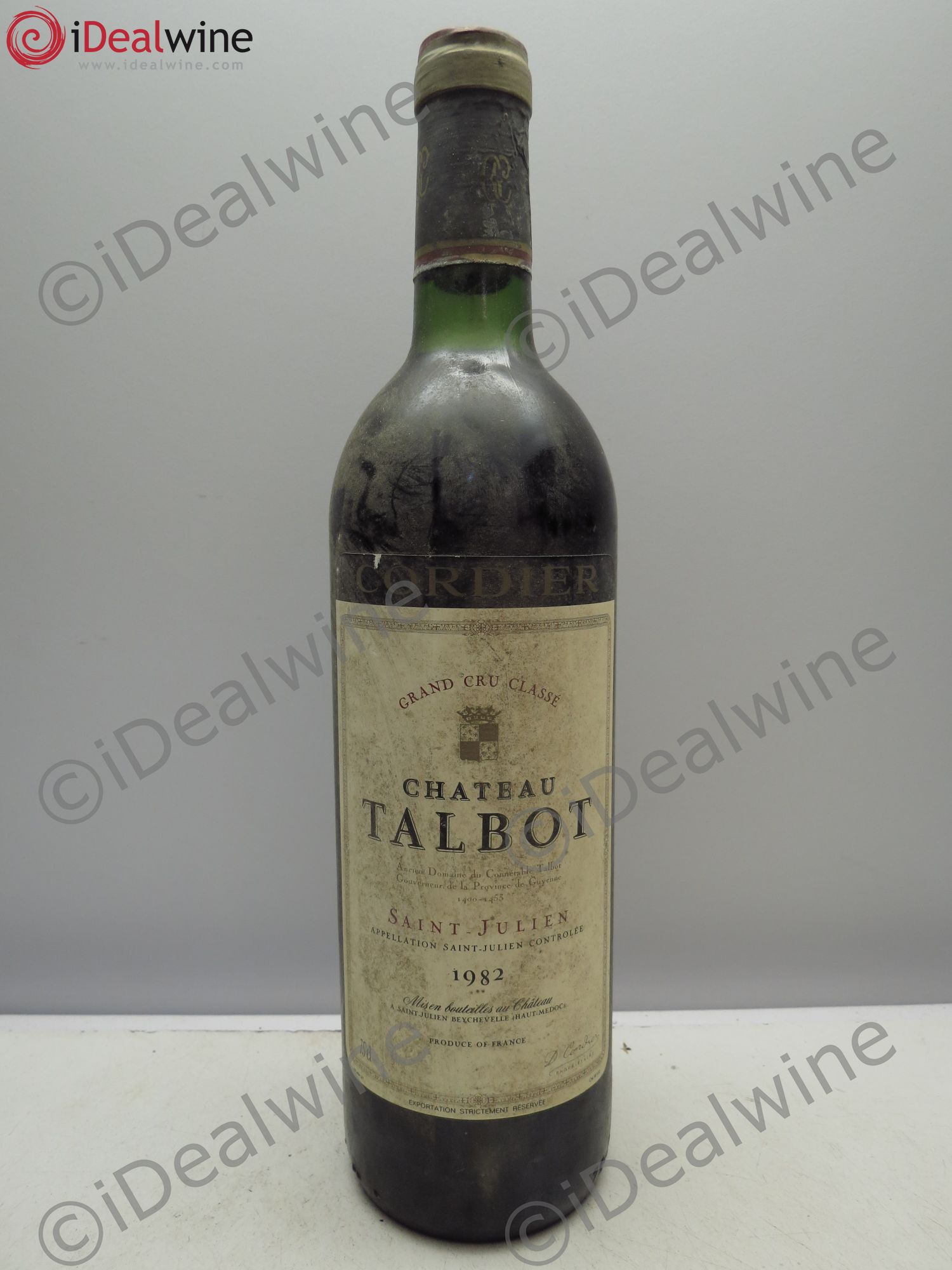 Château Talbot 4ème Grand Cru Classé 1982 - Lot de 6 bouteilles - 0