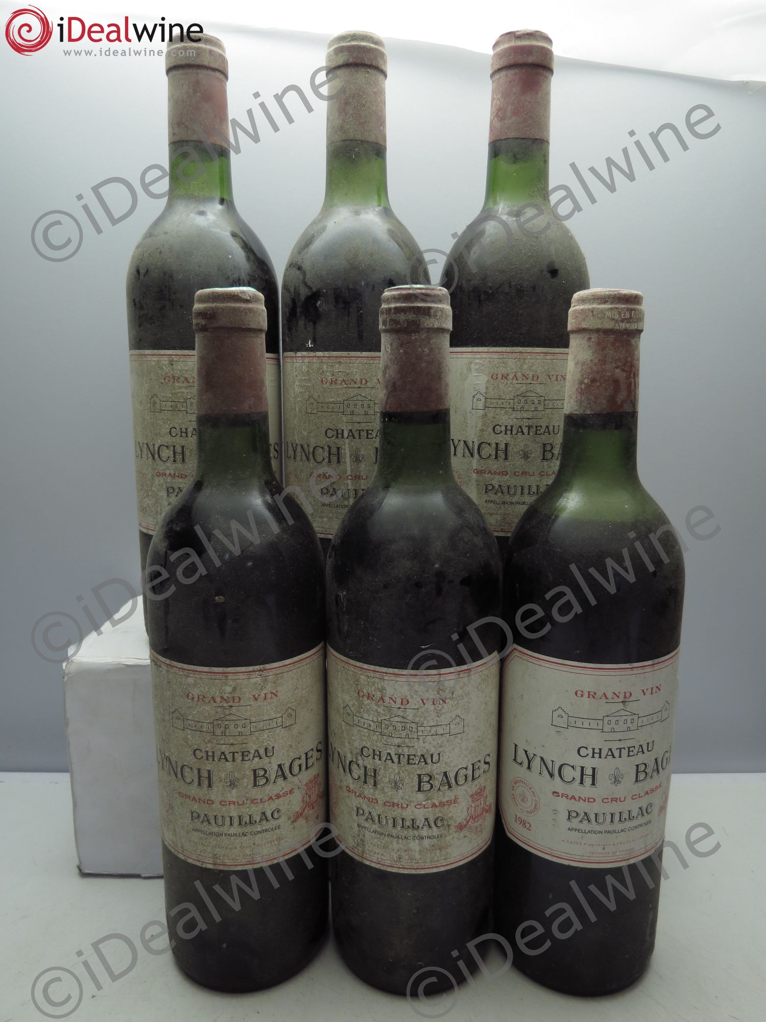 Château Lynch Bages 5ème Grand Cru Classé 1982 - Lot de 6 bouteilles - 0
