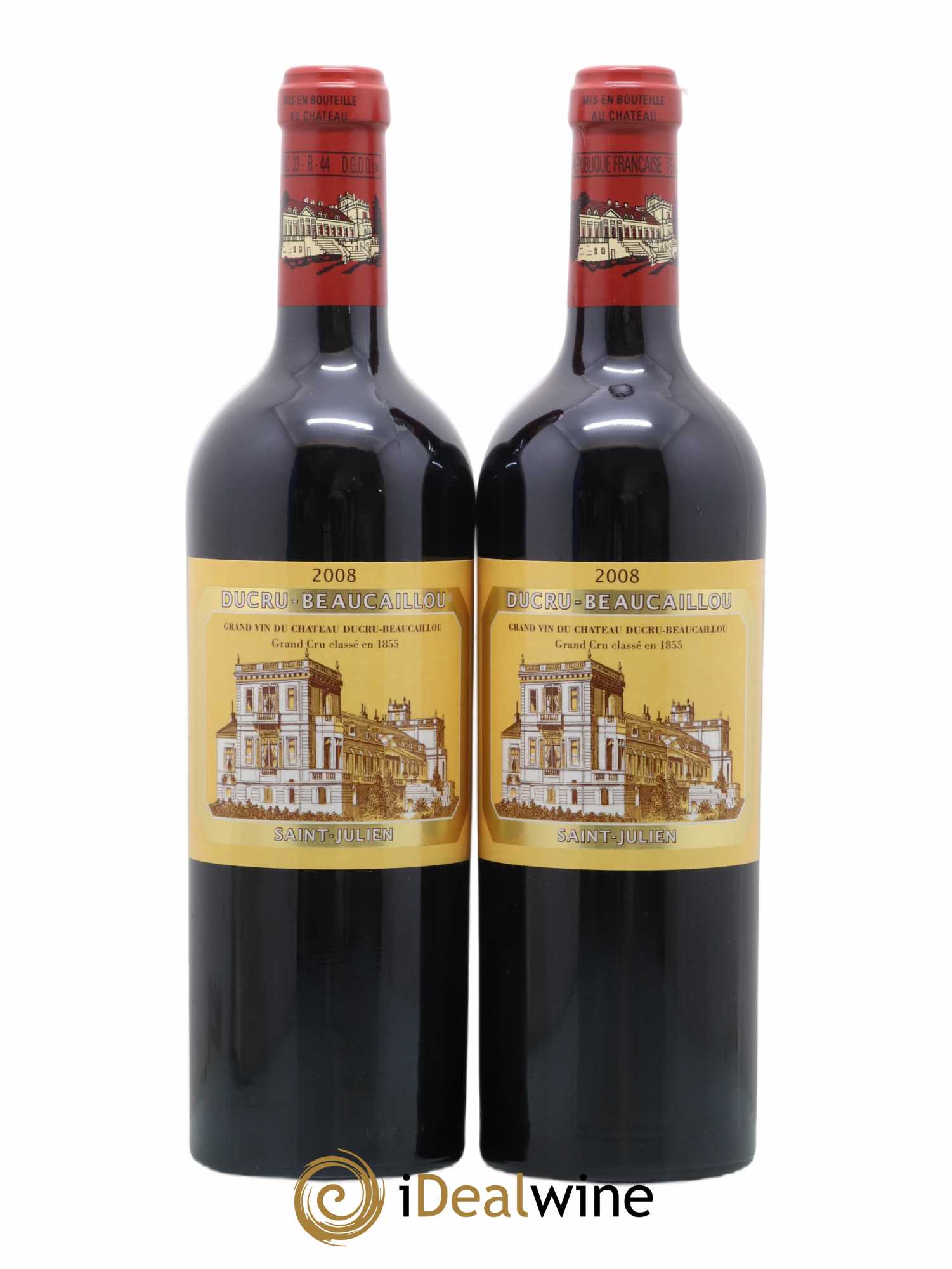 Château Ducru Beaucaillou 2ème Grand Cru Classé 2008 - Lot de 2 bouteilles - 0