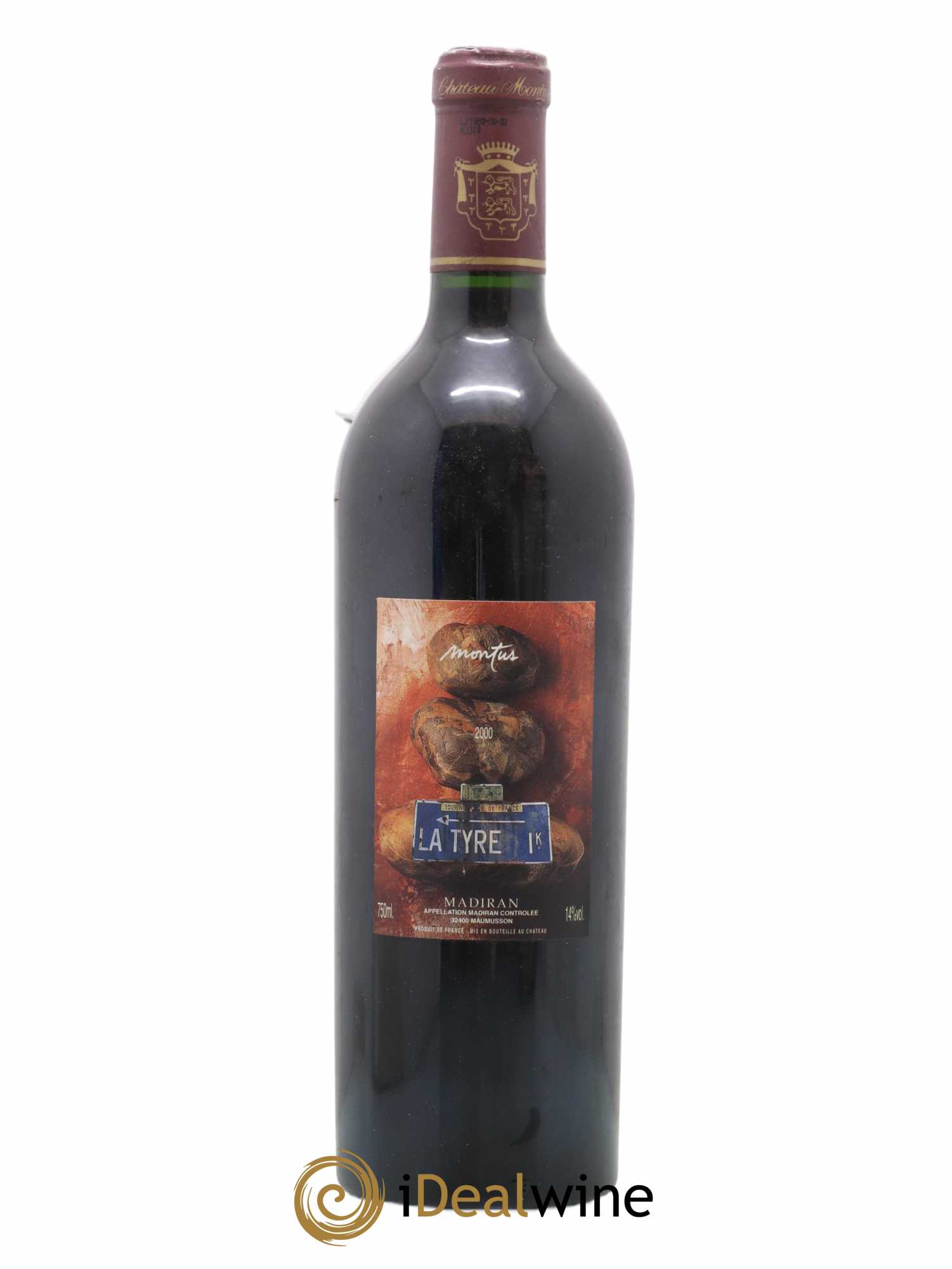 Madiran Château Montus-La Tyre Alain Brumont 2000 - Lot de 1 bouteille - 0