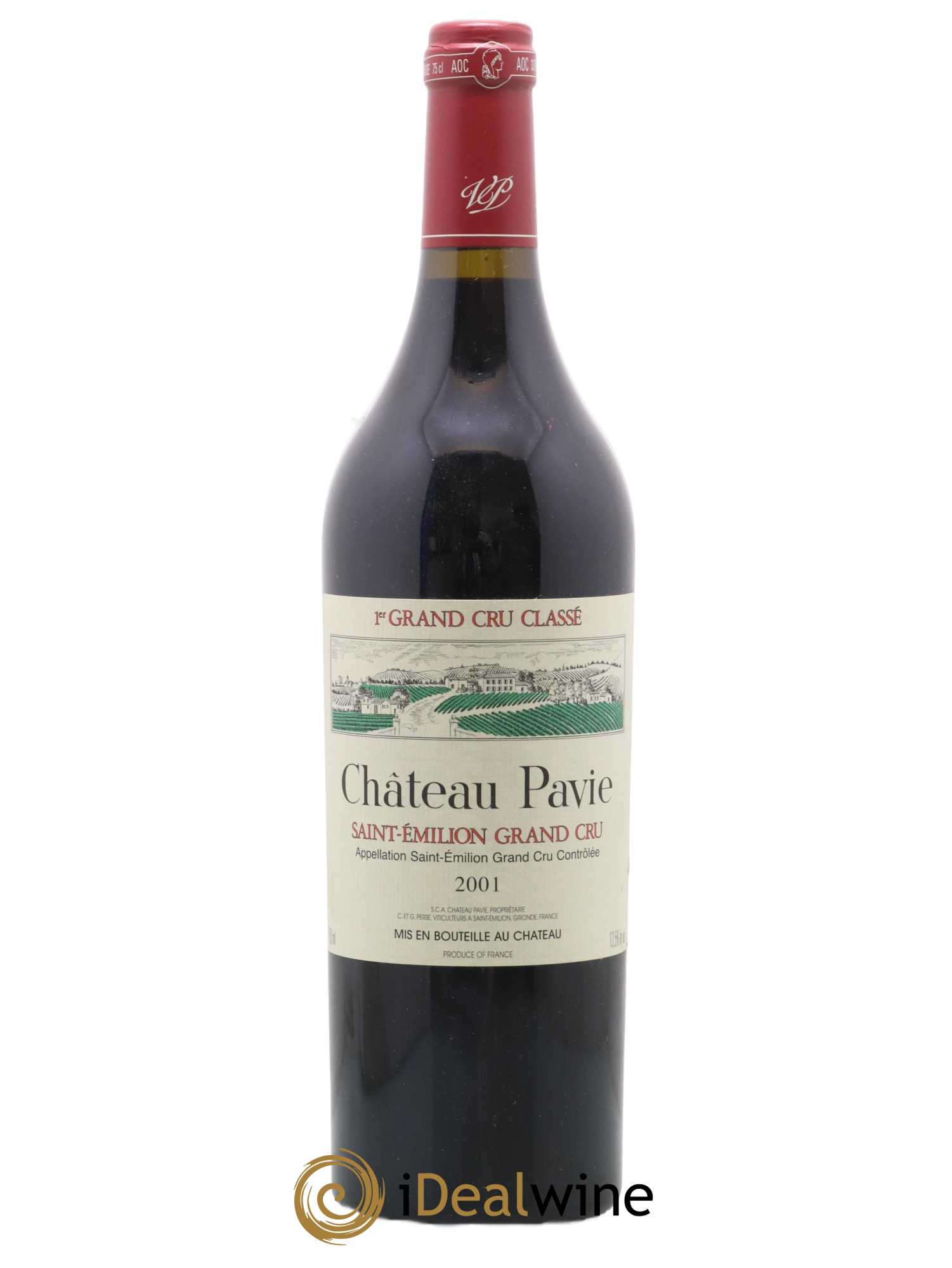 Château Pavie 1er Grand Cru Classé A 2001 - Lot de 1 bouteille - 0