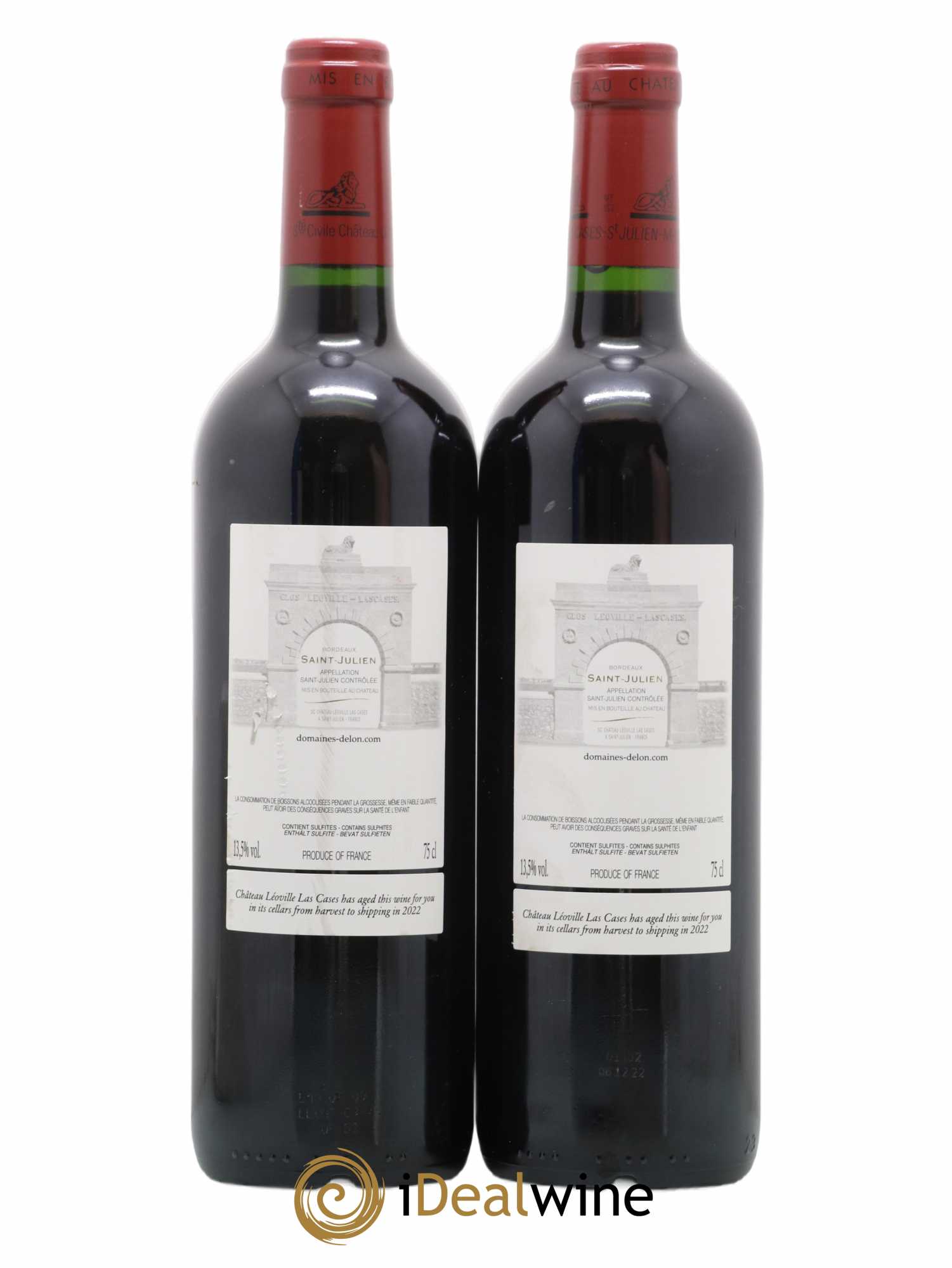 Château Léoville Las Cases 2ème Grand Cru Classé 2007 - Lot de 2 bouteilles - 1