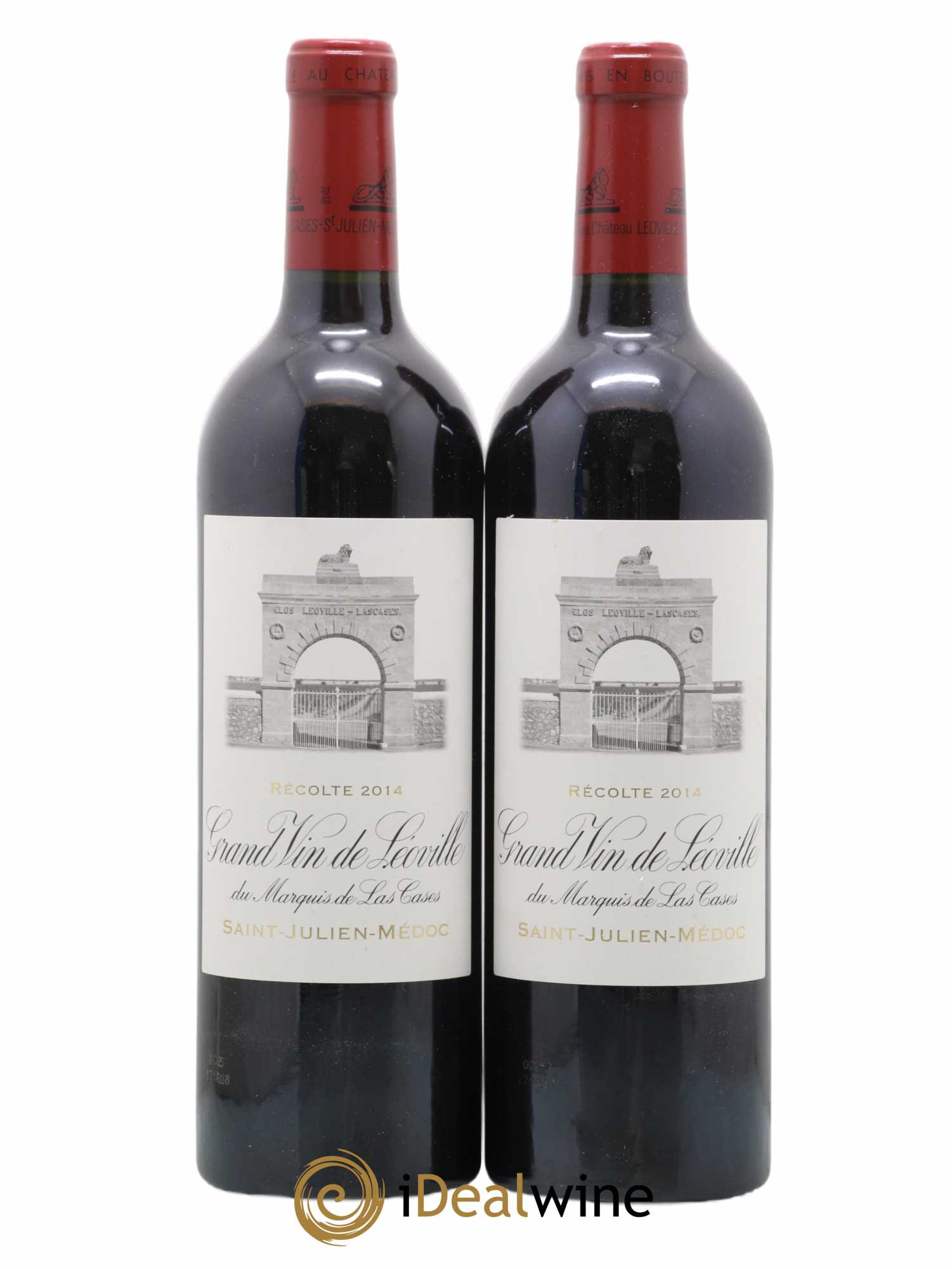 Château Léoville Las Cases 2ème Grand Cru Classé 2014 - Lot de 2 bouteilles - 0