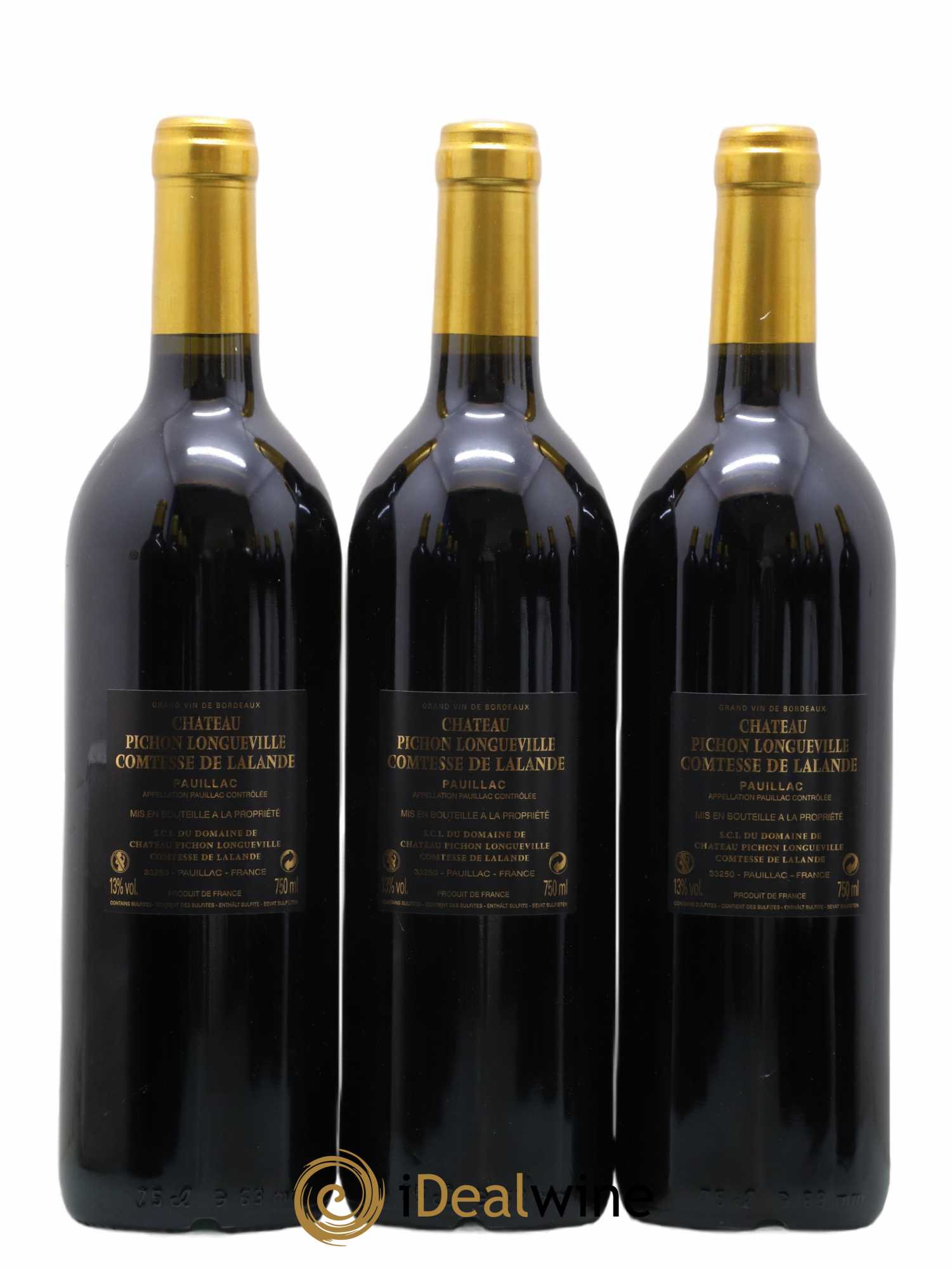 Château Pichon Longueville Comtesse de Lalande 2ème Grand Cru Classé 2009 - Lot of 12 bottles - 2