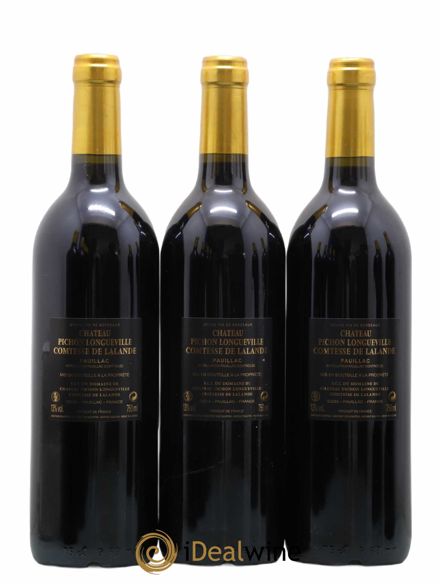 Château Pichon Longueville Comtesse de Lalande 2ème Grand Cru Classé 2009 - Lot of 12 bottles - 4