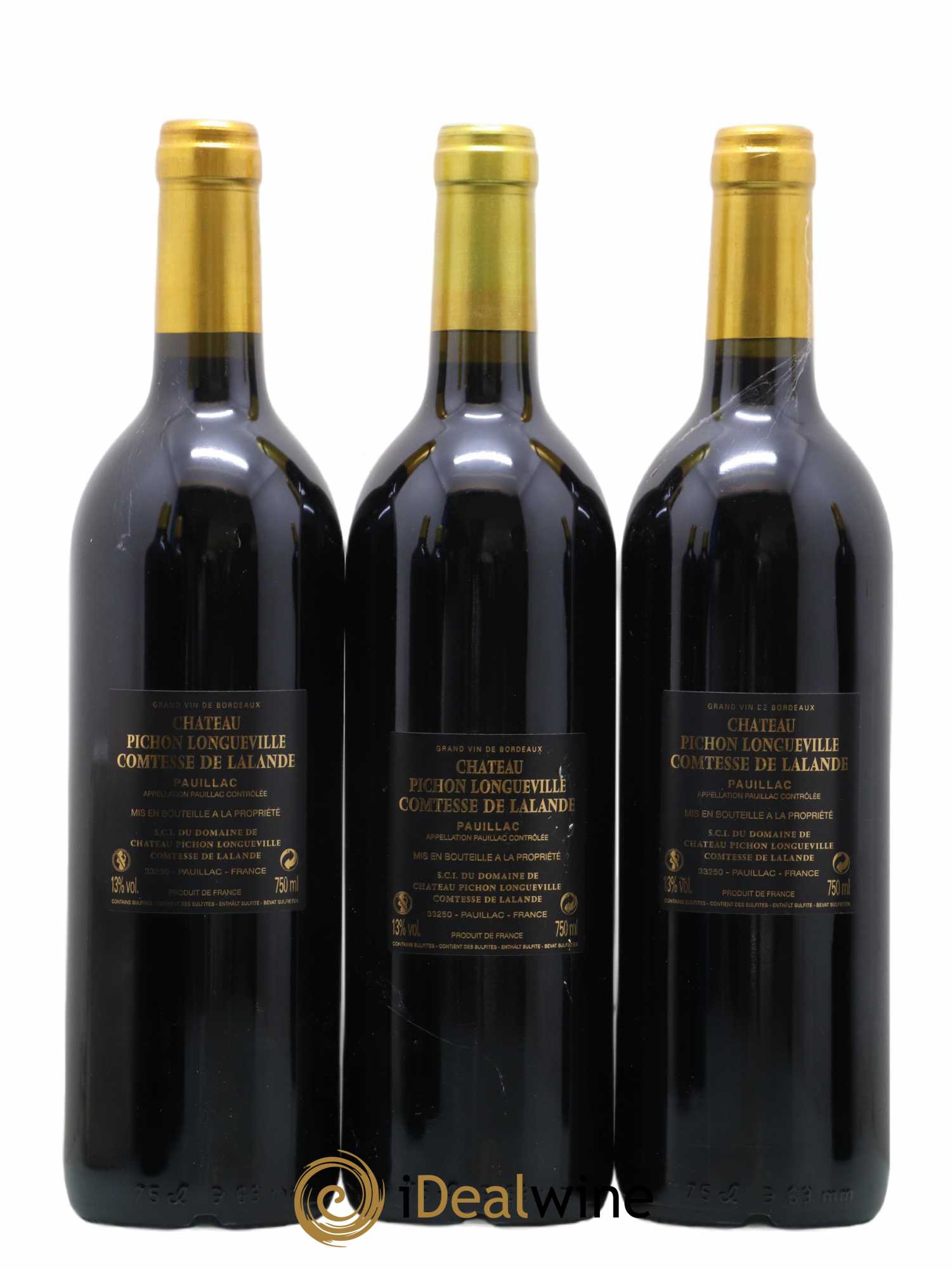 Château Pichon Longueville Comtesse de Lalande 2ème Grand Cru Classé 2009 - Lot of 12 bottles - 6