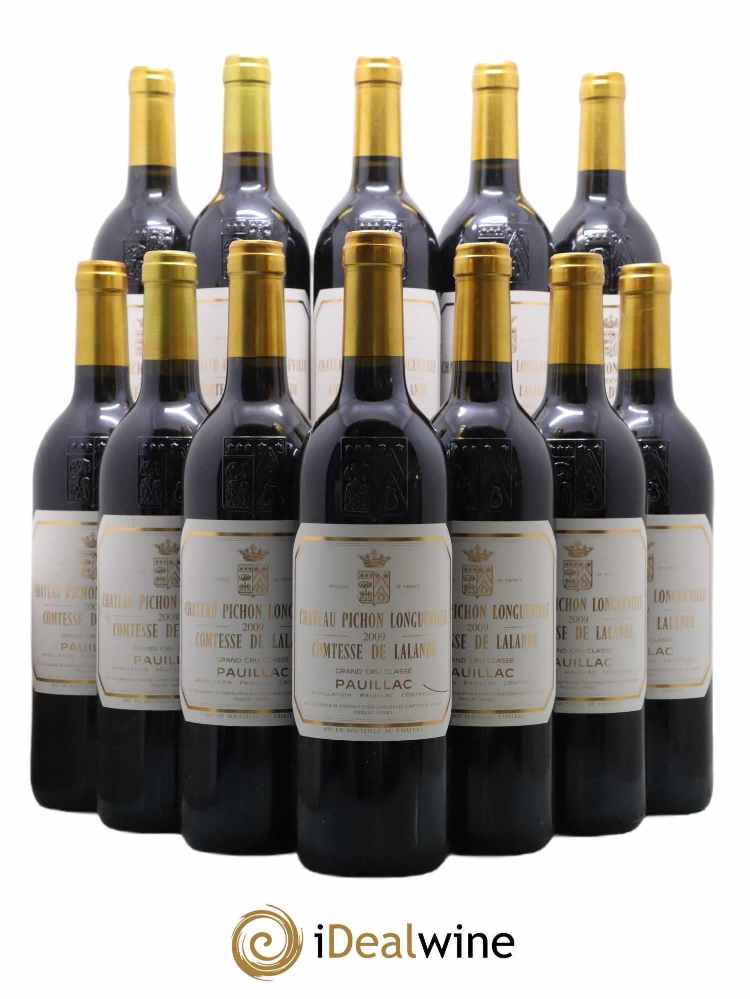 Château Pichon Longueville Comtesse de Lalande 2ème Grand Cru Classé 2009 - Lot of 12 bottles - 0