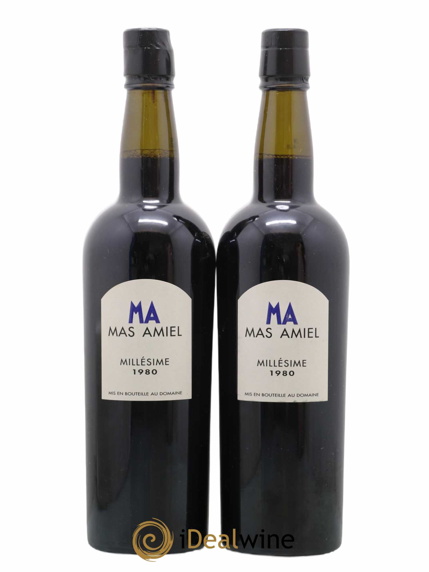 Maury Mas Amiel 1980 - Lot de 2 bouteilles - 0
