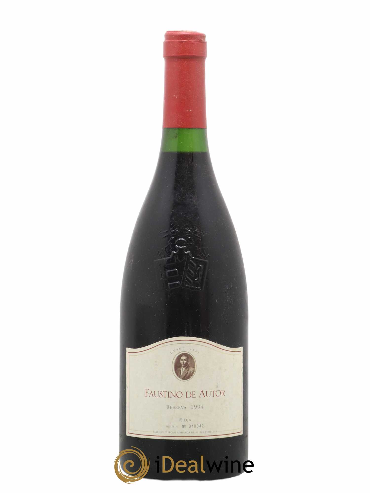 Rioja DOCA Faustino De Autor 1994 - Lot de 1 bouteille - 0