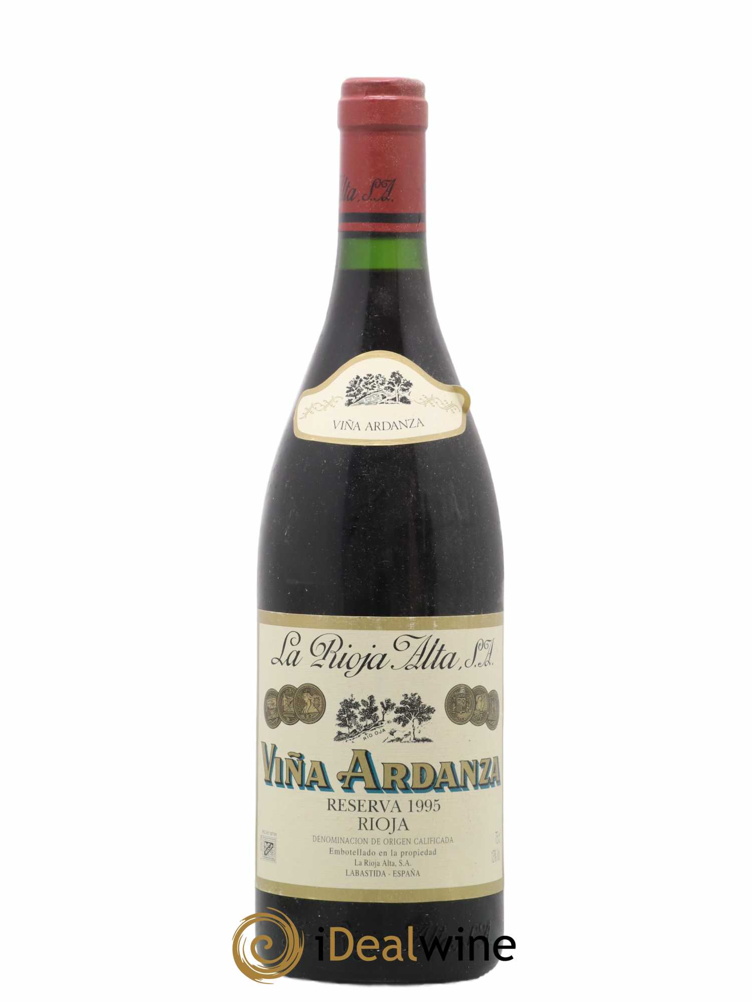 Rioja DOCa Vina Ardanza Reserva La Rioja Alta 1995 - Lot de 1 bouteille - 0