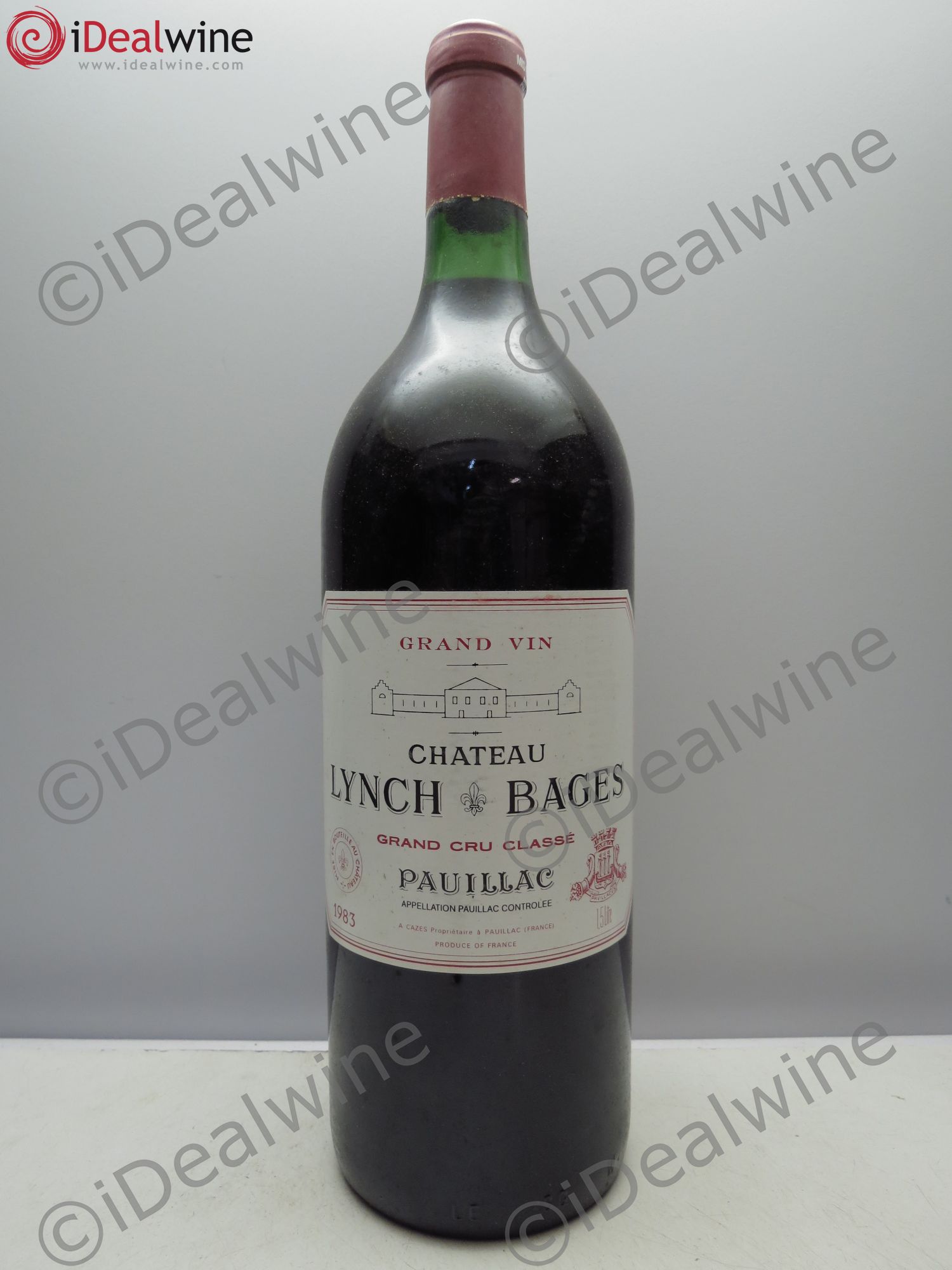 Château Lynch Bages 5ème Grand Cru Classé 1983 - Lot de 1 magnum - 0