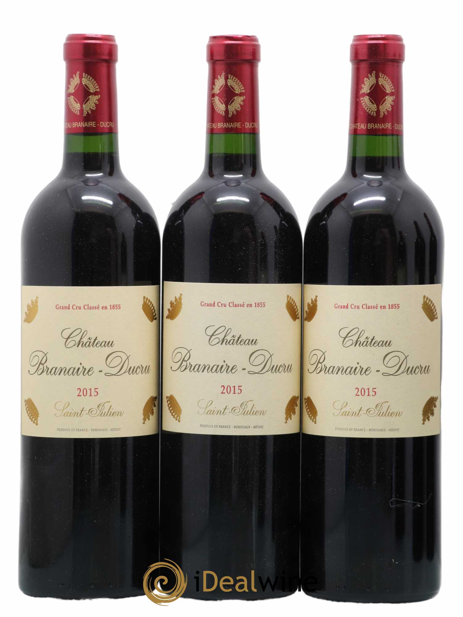 Château Branaire Ducru 4ème Grand Cru Classé 2015 - Lot de 6 bouteilles - 1