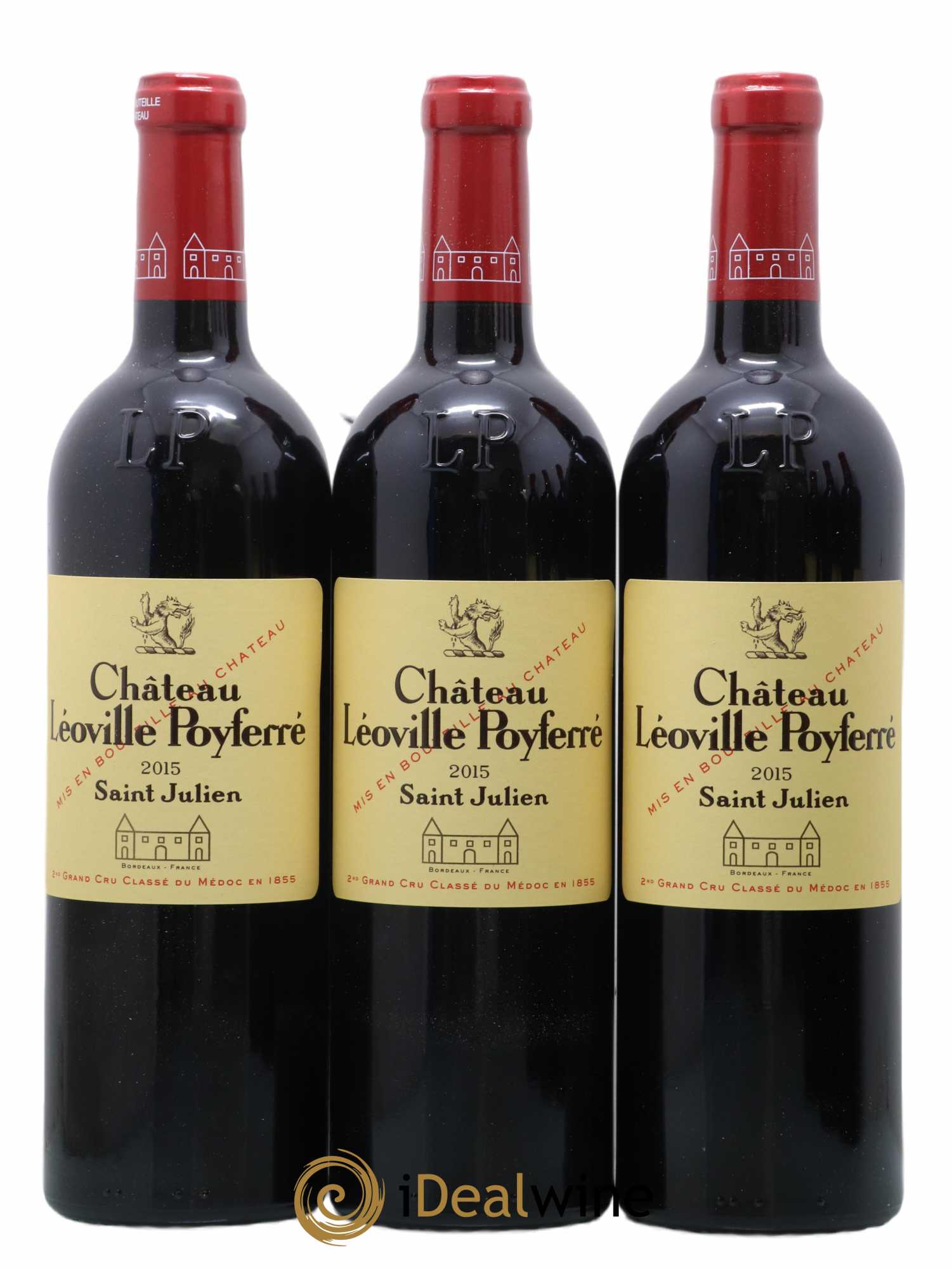 Château Léoville Poyferré 2ème Grand Cru Classé 2015 - Lot de 6 bouteilles - 1