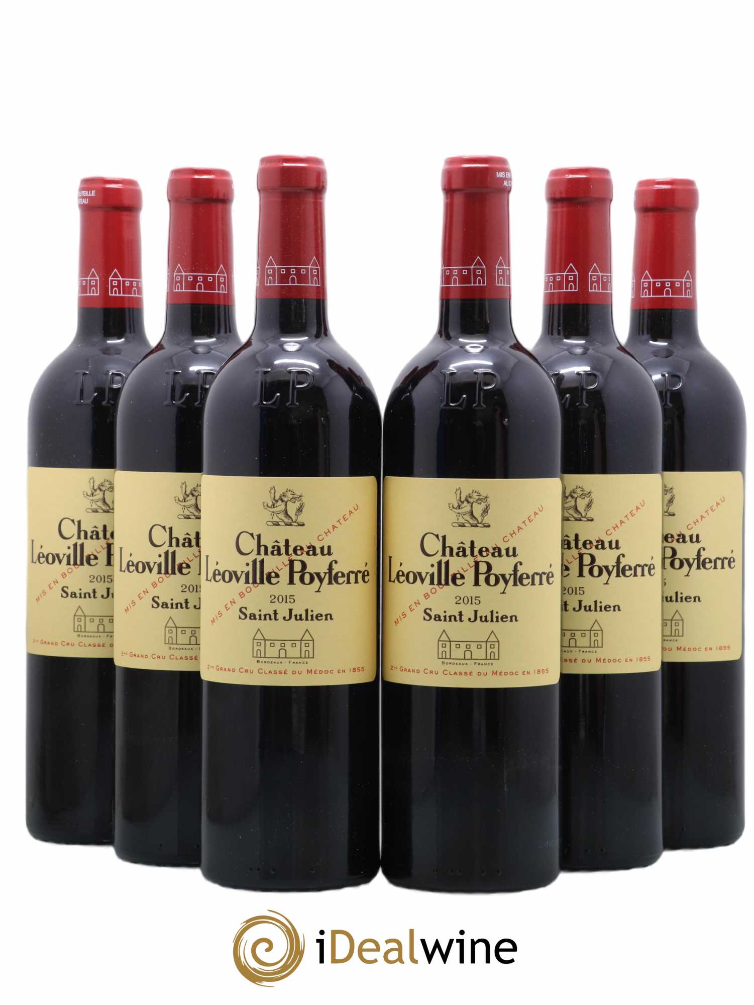 Château Léoville Poyferré 2ème Grand Cru Classé 2015 - Lot de 6 bouteilles - 0