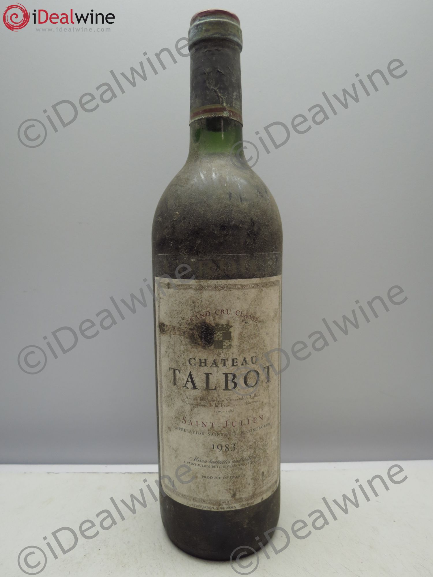 Château Talbot 4ème Grand Cru Classé 1983 - Lot de 6 bouteilles - 0
