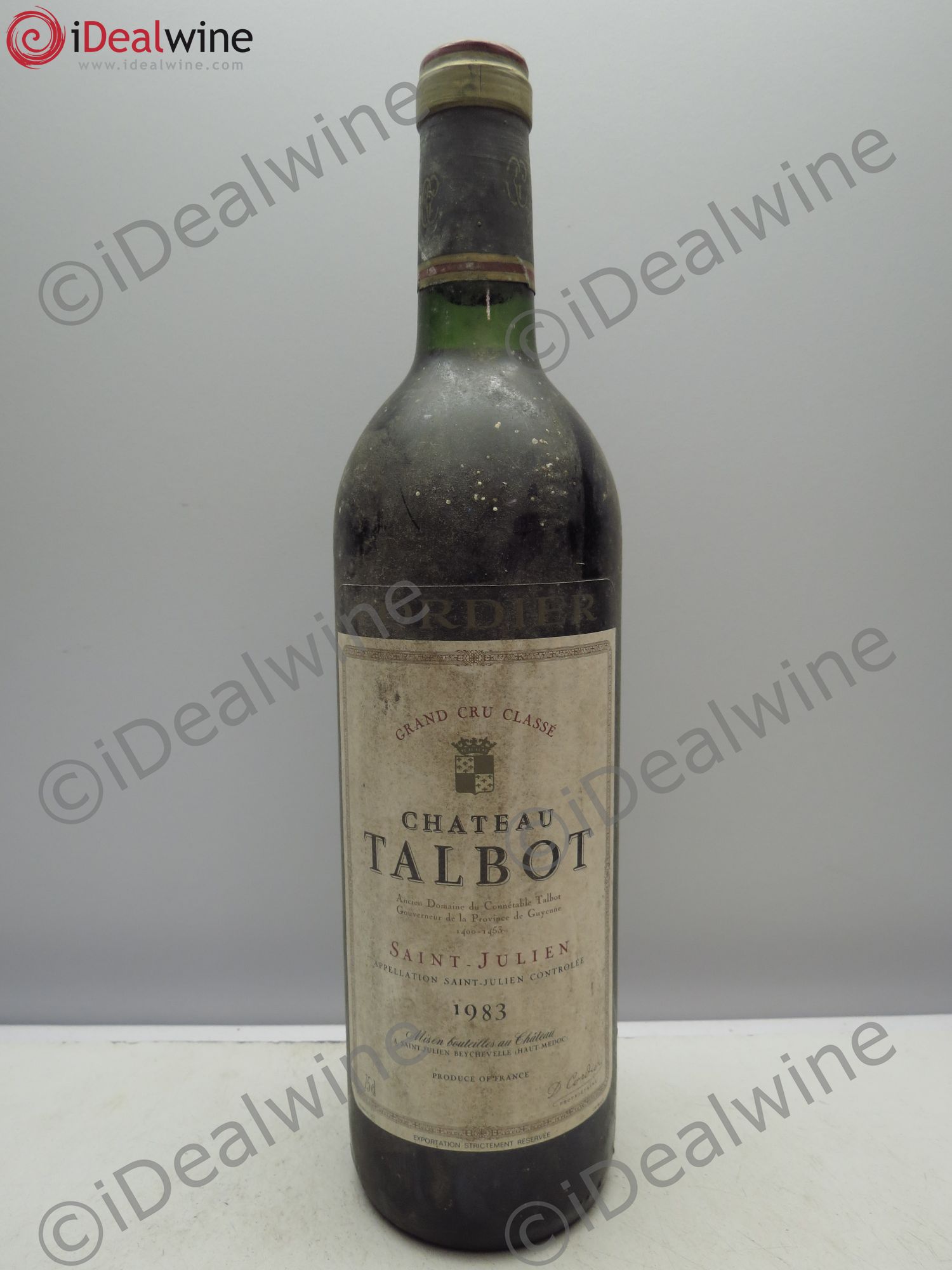Château Talbot 4ème Grand Cru Classé 1983 - Lot de 1 bouteille - 0