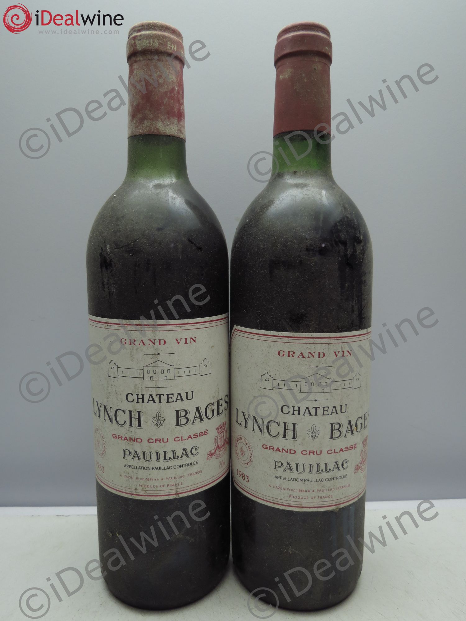 Château Lynch Bages 5ème Grand Cru Classé 1983 - Lot de 2 bouteilles - 0