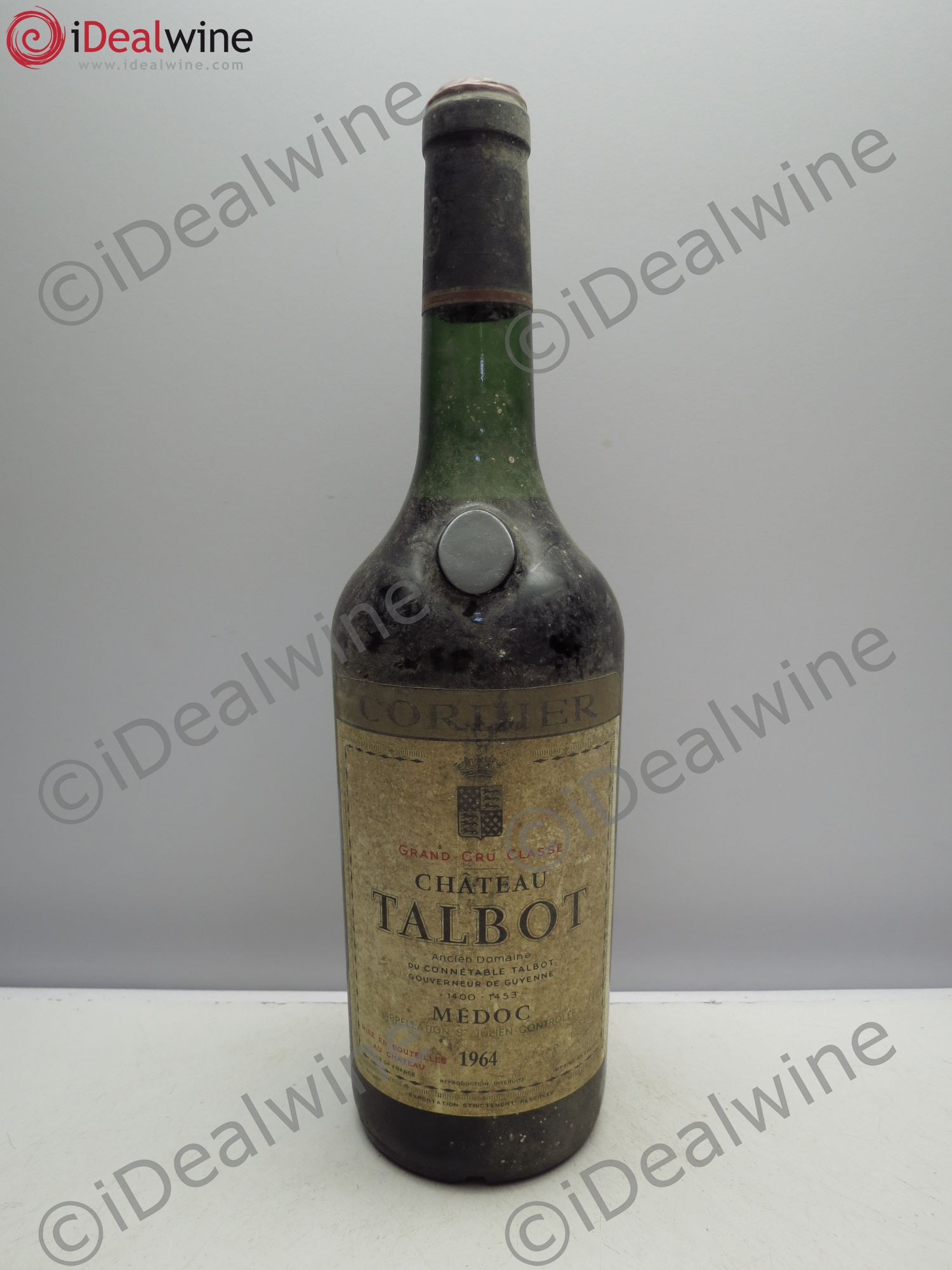 Château Talbot 4ème Grand Cru Classé 1964 - Lot de 1 bouteille - 0