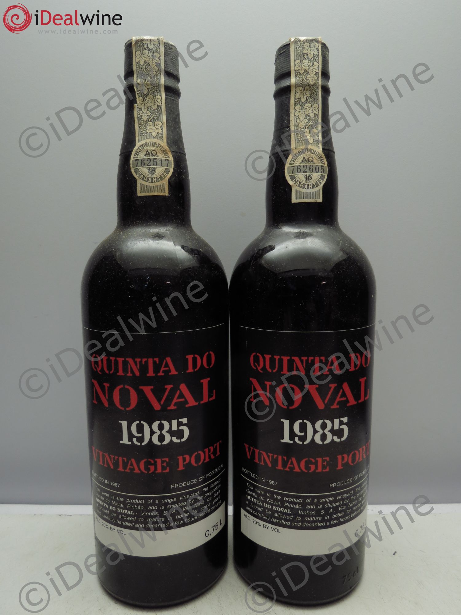 Porto Quinta Do Noval Vintage Vintage Port 1985 - Lot de 2 bouteilles - 0