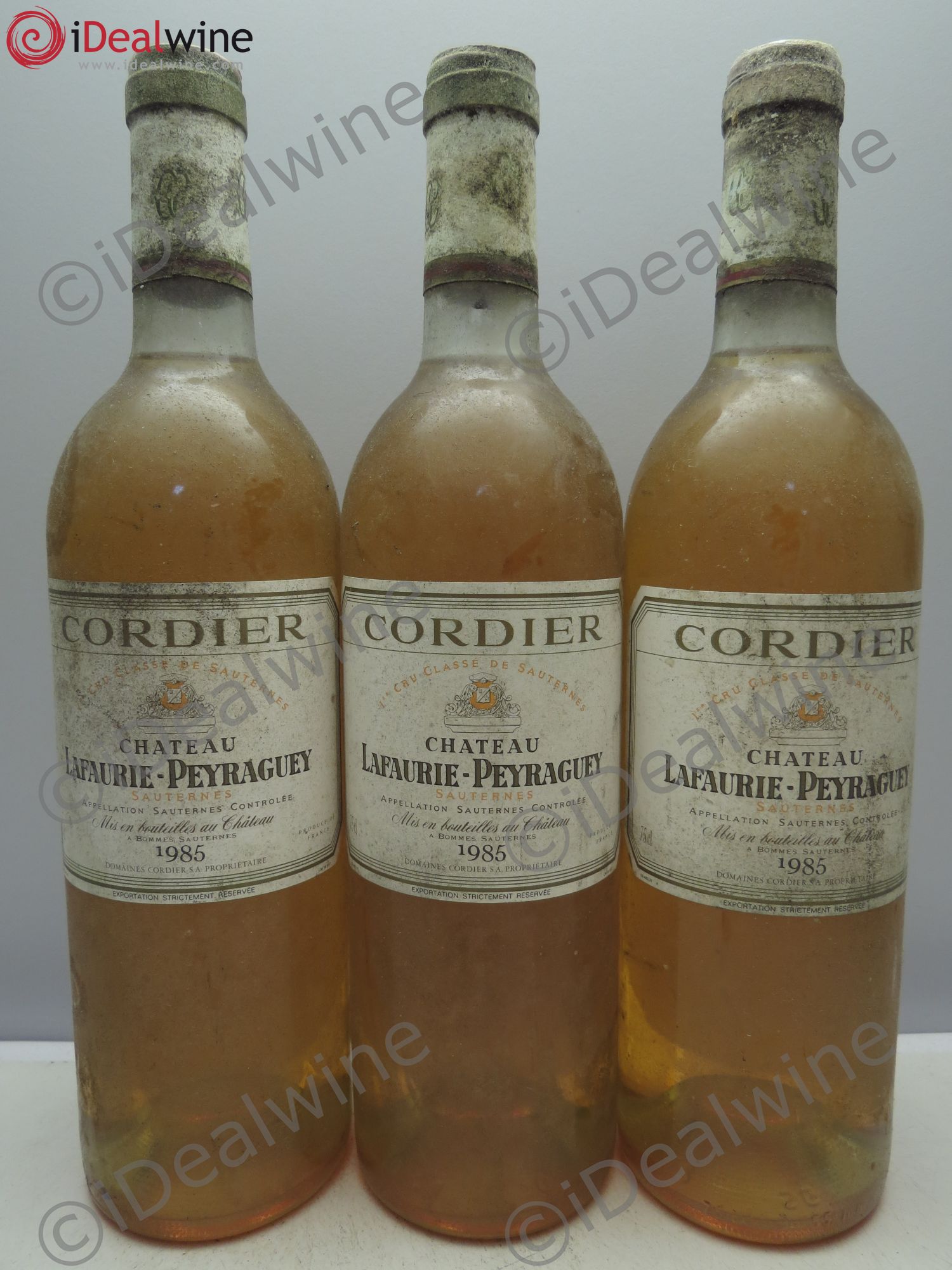 Château Lafaurie-Peyraguey 1er Grand Cru Classé 1985 - Lotto di 3 bottiglie - 0