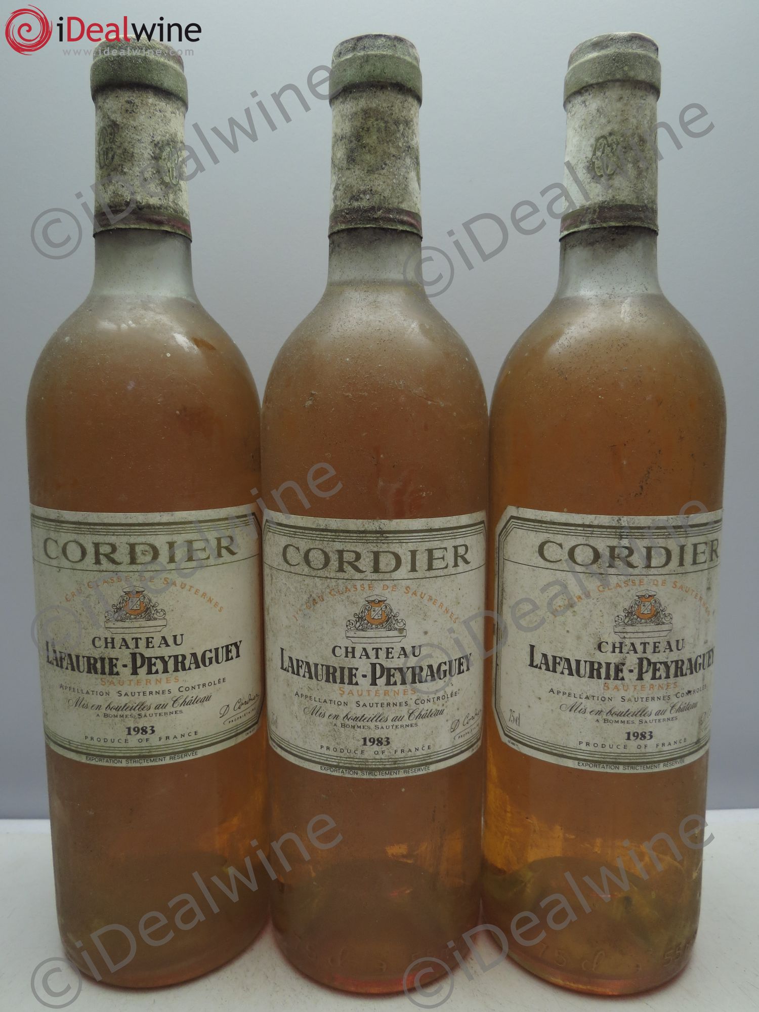 Château Lafaurie-Peyraguey 1er Grand Cru Classé 1983 - Lotto di 3 bottiglie - 0