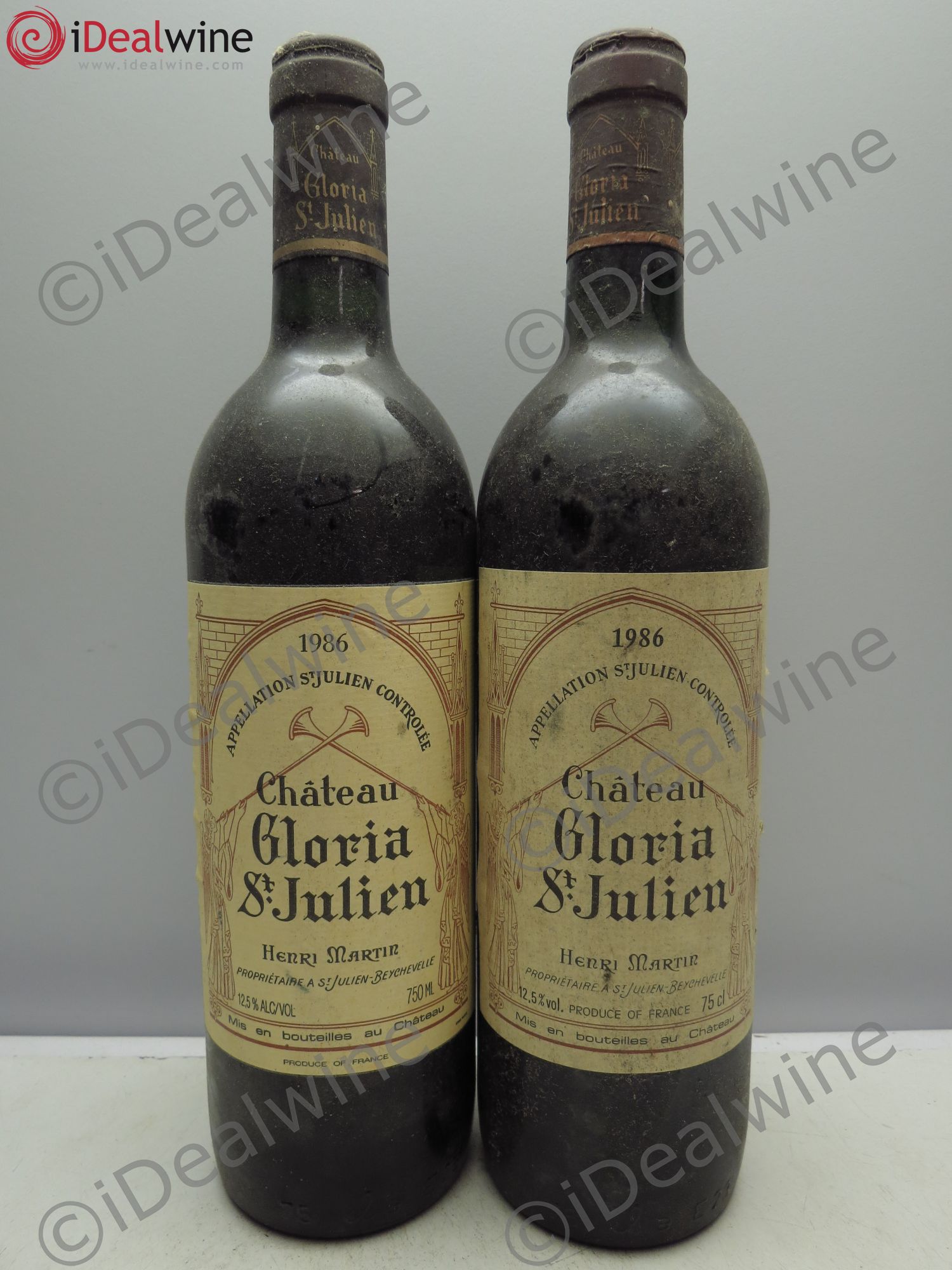 Château Gloria 1986 - Lot de 2 bouteilles - 0