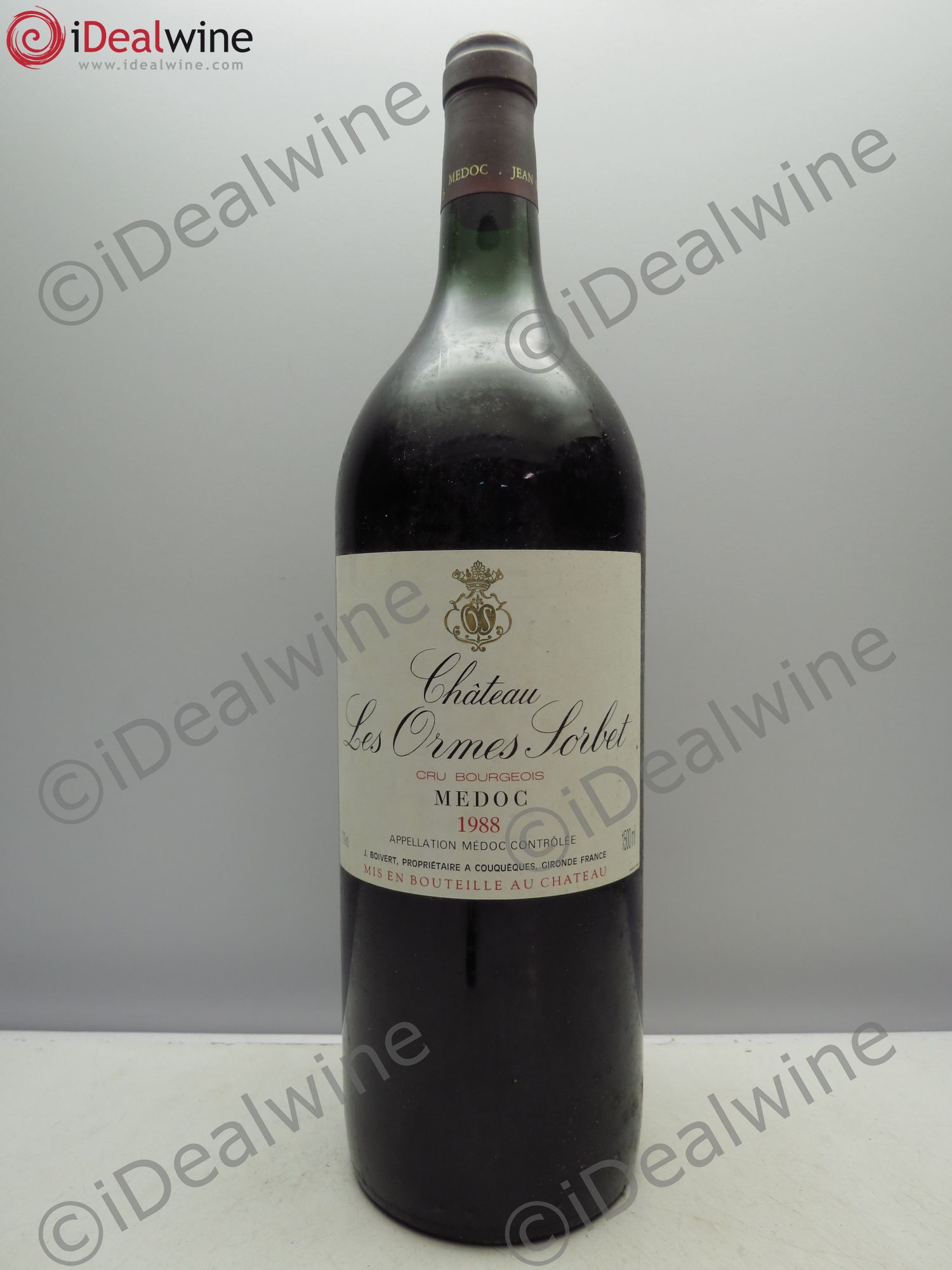 Château les Ormes Sorbet Cru Bourgeois 1988 - Lot de 1 magnum - 0