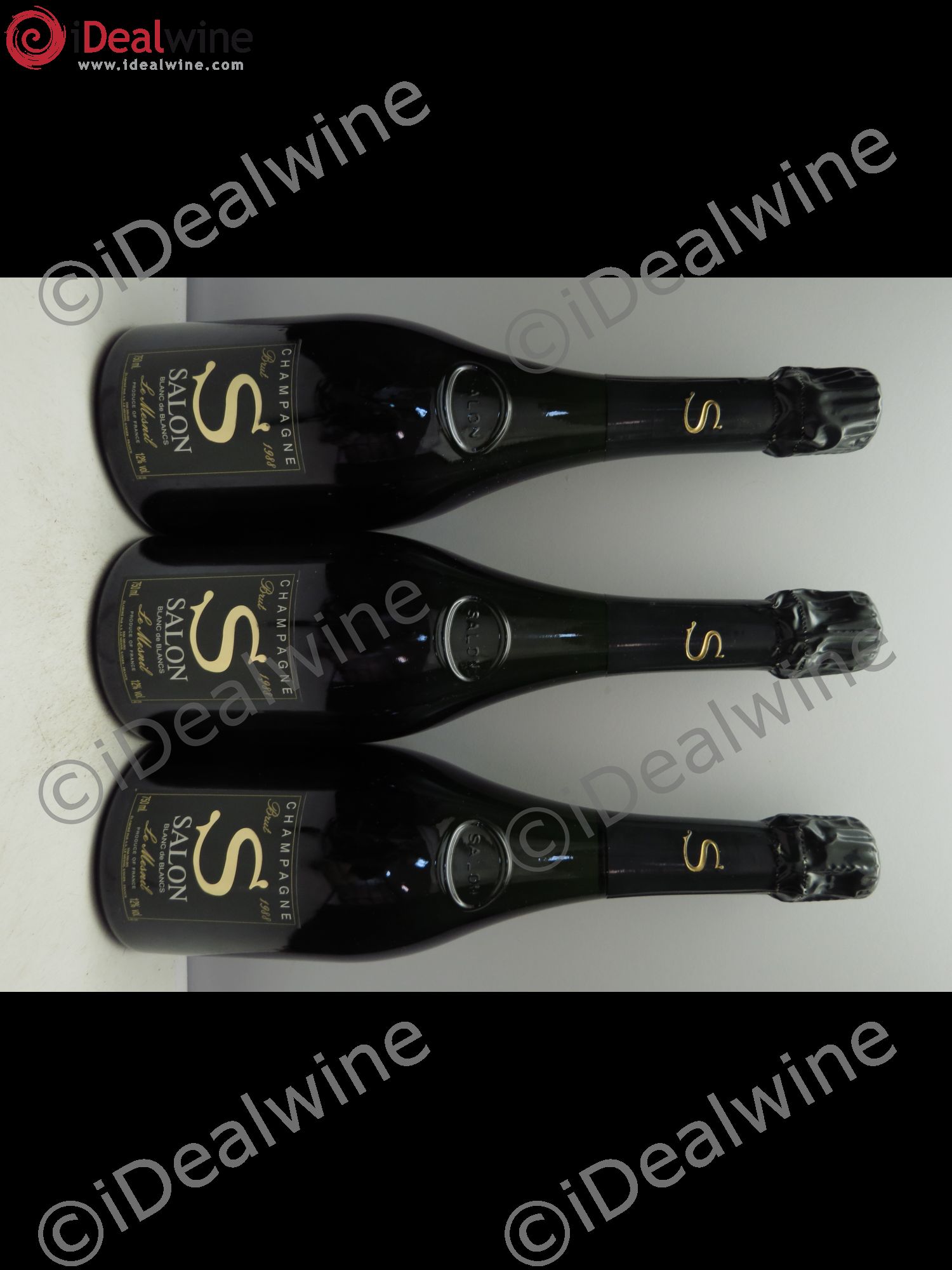 Champagne Cuvée S Salon Blanc de Blancs Le Mesnil 1988 - Lot of 3 bottles - 0