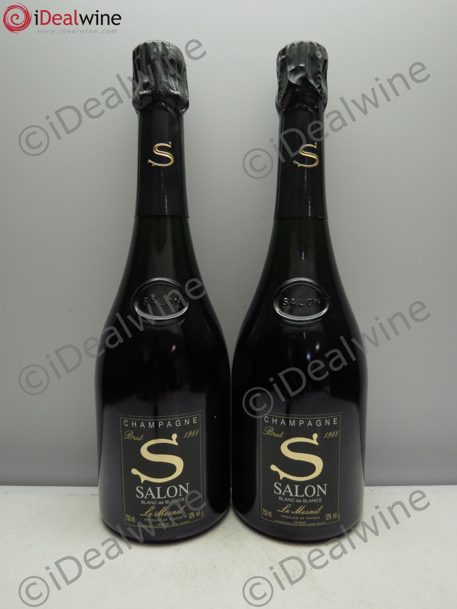 Champagne Cuvée S Salon Blanc de Blancs Le Mesnil 1988 - Lot of 2 bottles - 0