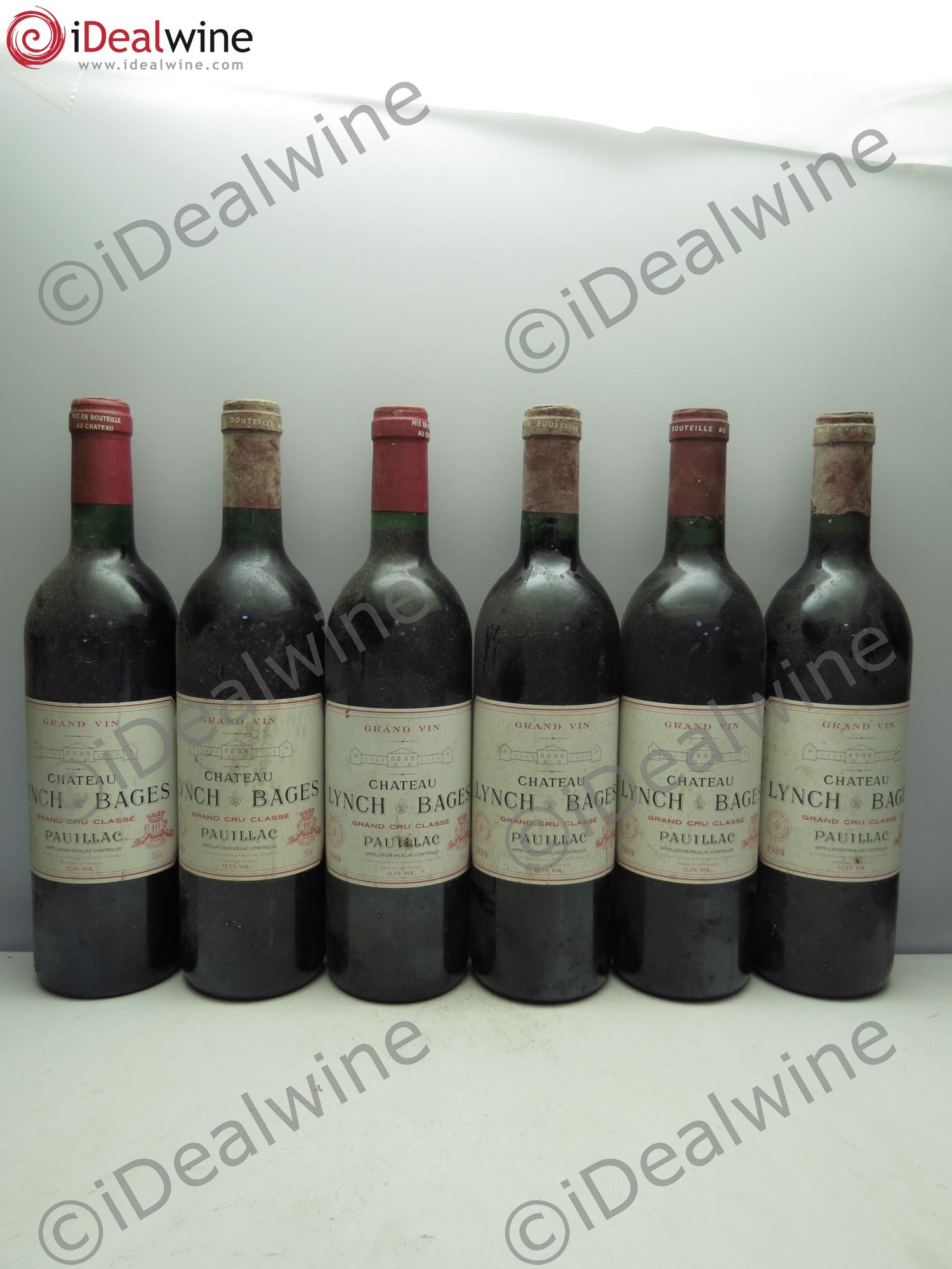 Château Lynch Bages 5ème Grand Cru Classé 1989 - Lot de 6 bouteilles - 0