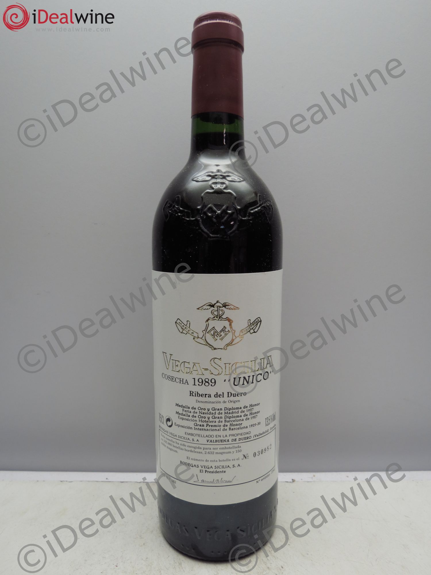 Ribera Del Duero DO Vega Sicilia Unico Famille Alvarez 1989 - Lot de 1 bouteille - 0