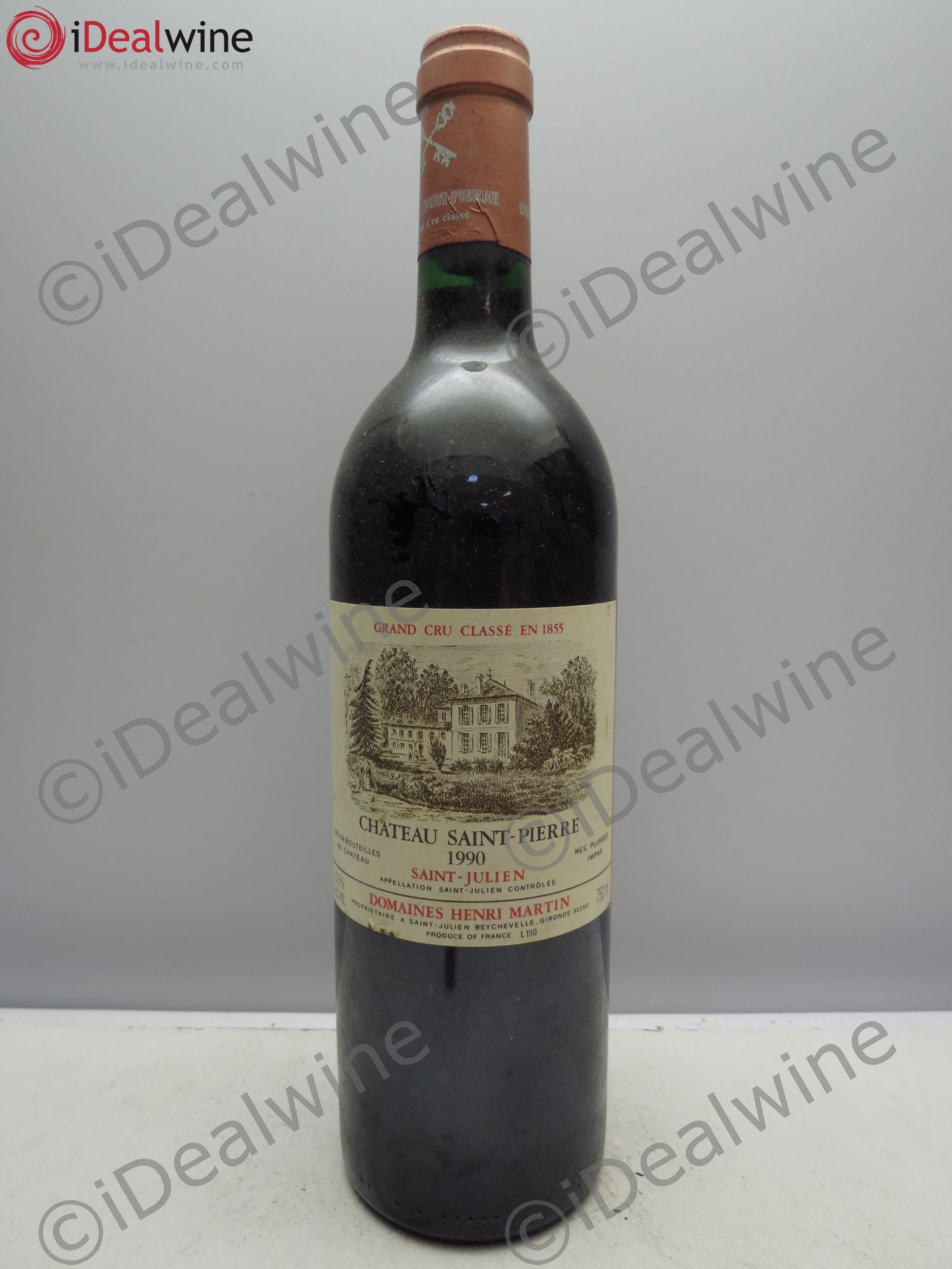 Château Saint-Pierre 4ème Grand Cru Classé 1990 - Lot de 1 bouteille - 0