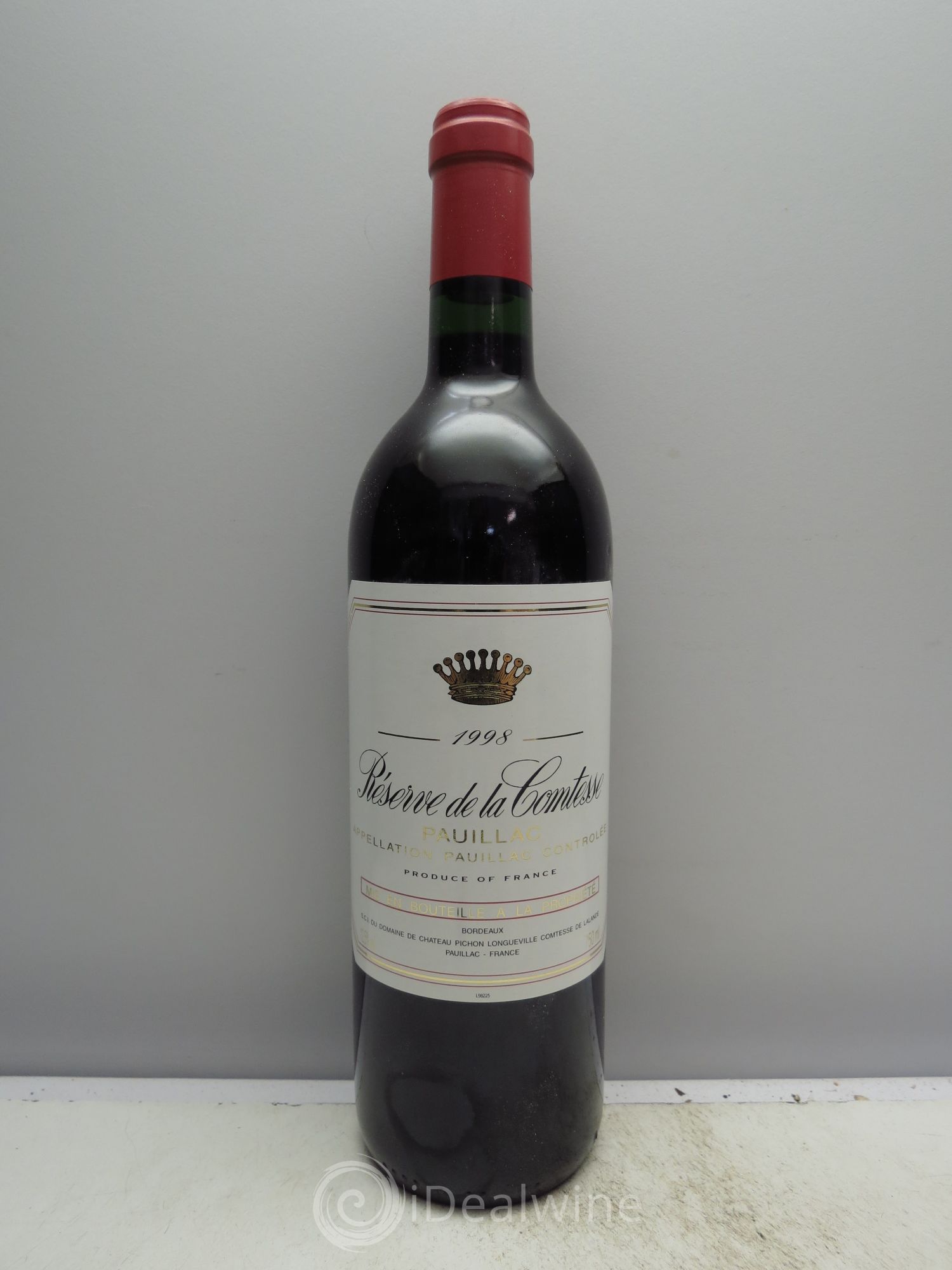 Réserve de la Comtesse Second Vin 1998 - Lot de 12 bouteilles - 0