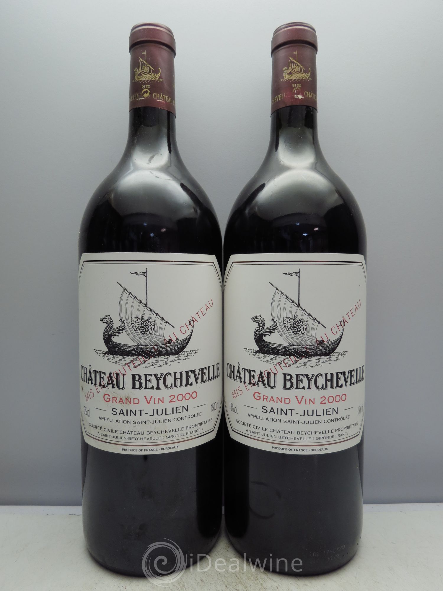 Château Beychevelle 4ème Grand Cru Classé 2000 - Lot de 6 magnums - 1