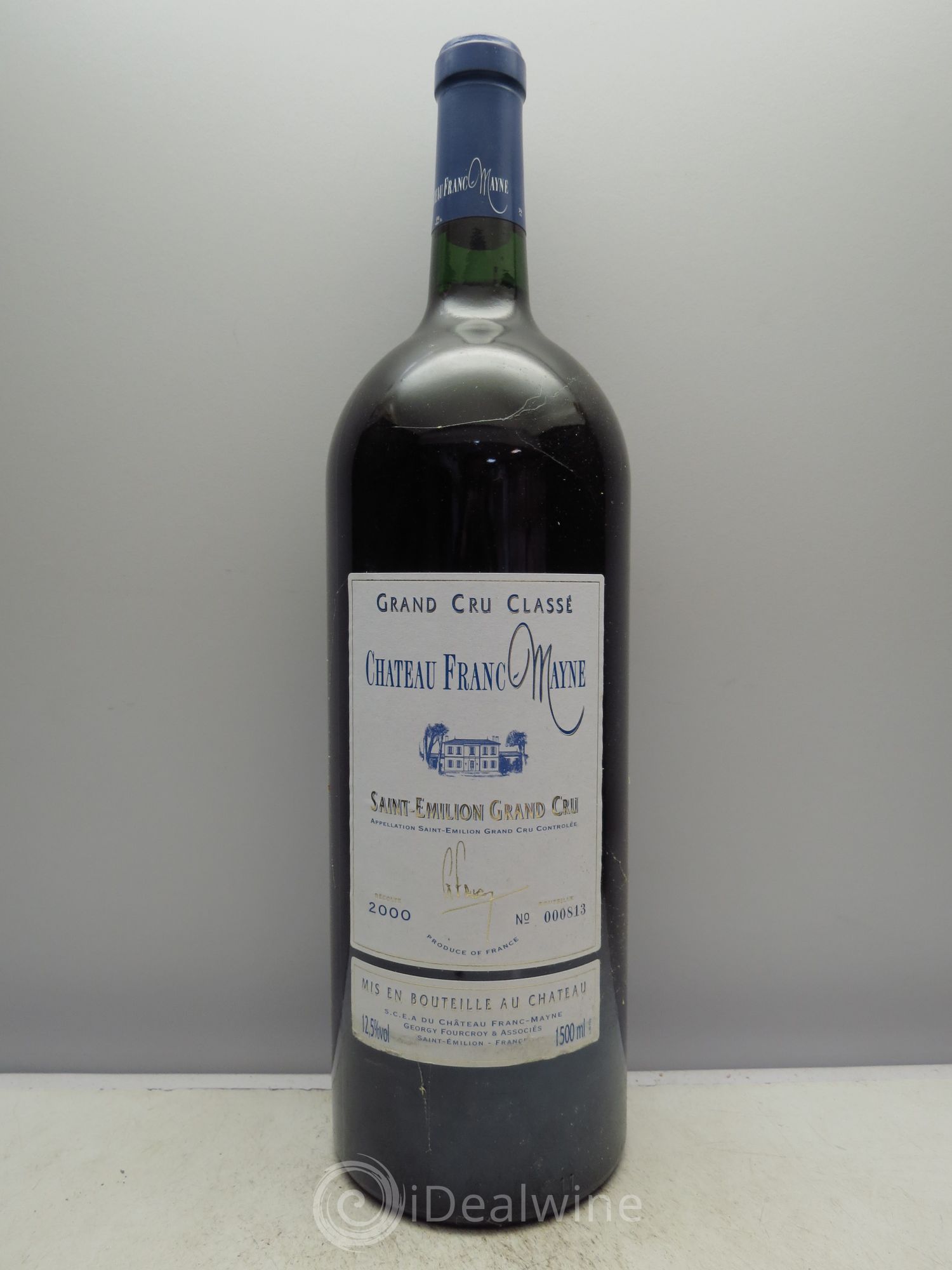 Château Franc Mayne Grand Cru Classé (CB sans couvercle) 2000 - Lot de 6 magnums - 0