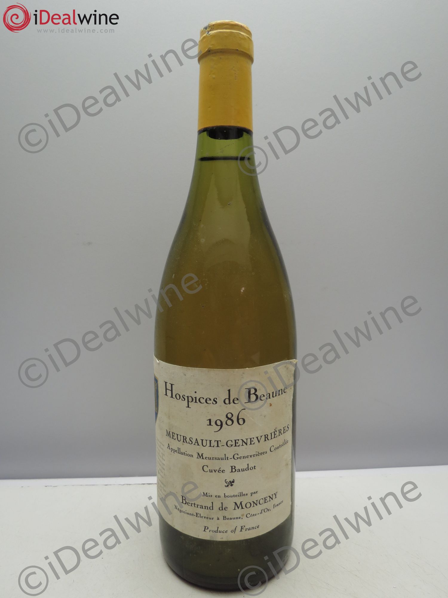 Meursault 1er Cru Cuvée Baudot 1986 - Posten von 1 Flasche - 0