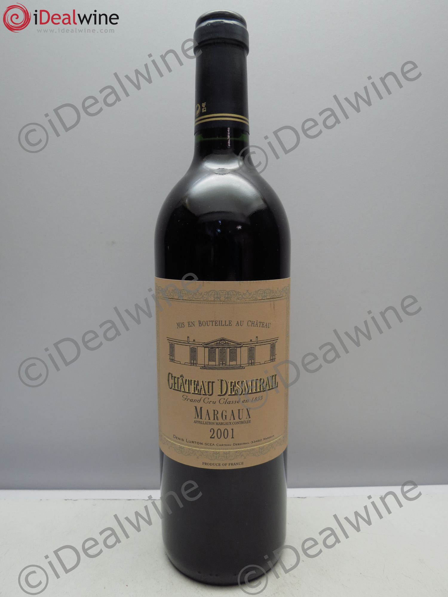 Château Desmirail 3ème Grand Cru Classé 2001 - Lot de 1 bouteille - 0