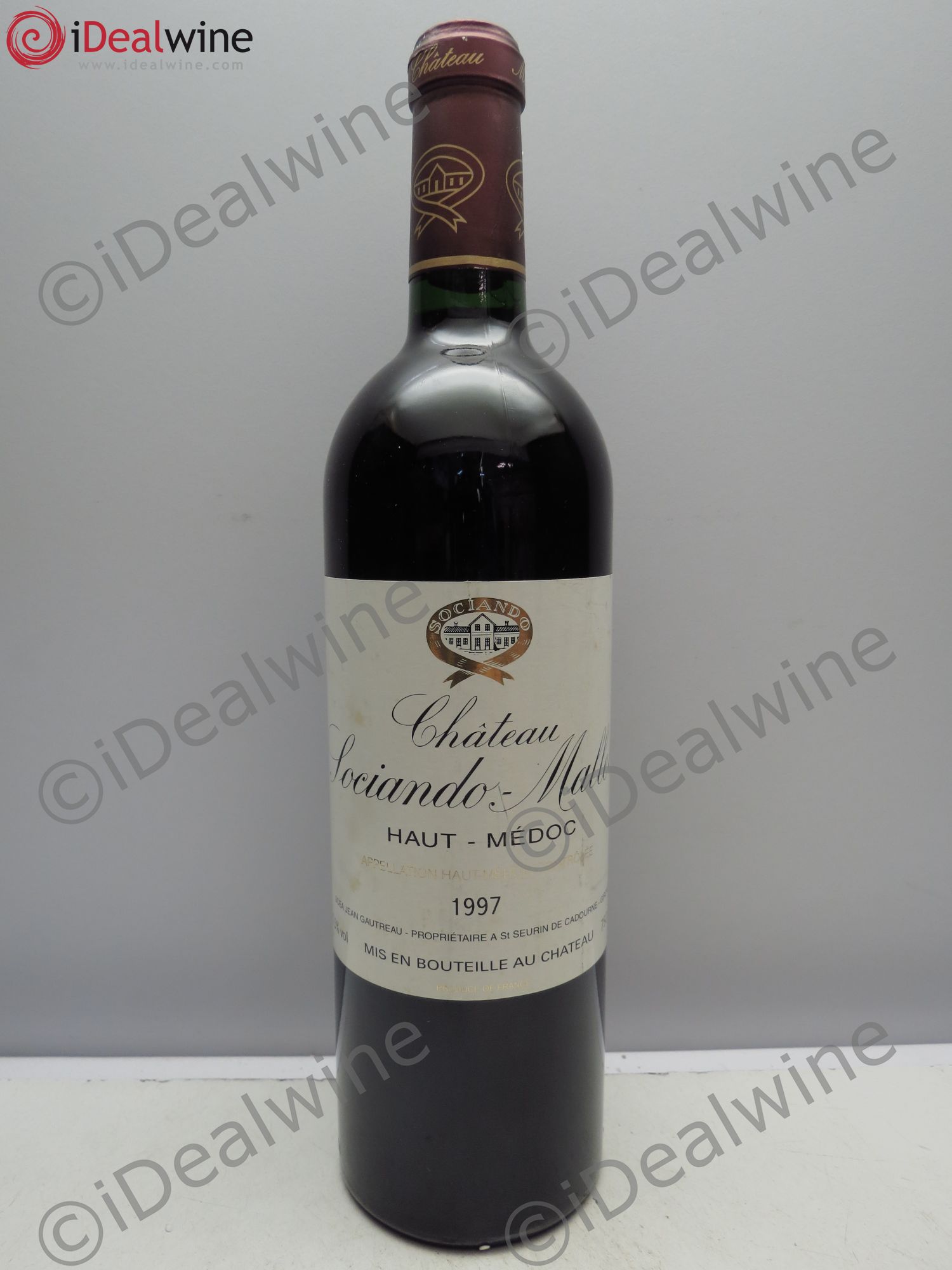 Château Sociando Mallet 1997 - Lot de 1 bouteille - 0