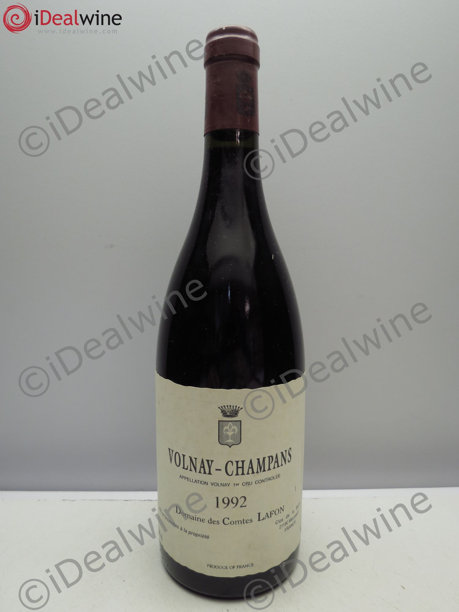 Volnay 1er Cru Champans Comtes Lafon (Domaine des) 1992 - Lot de 1 bouteille - 0