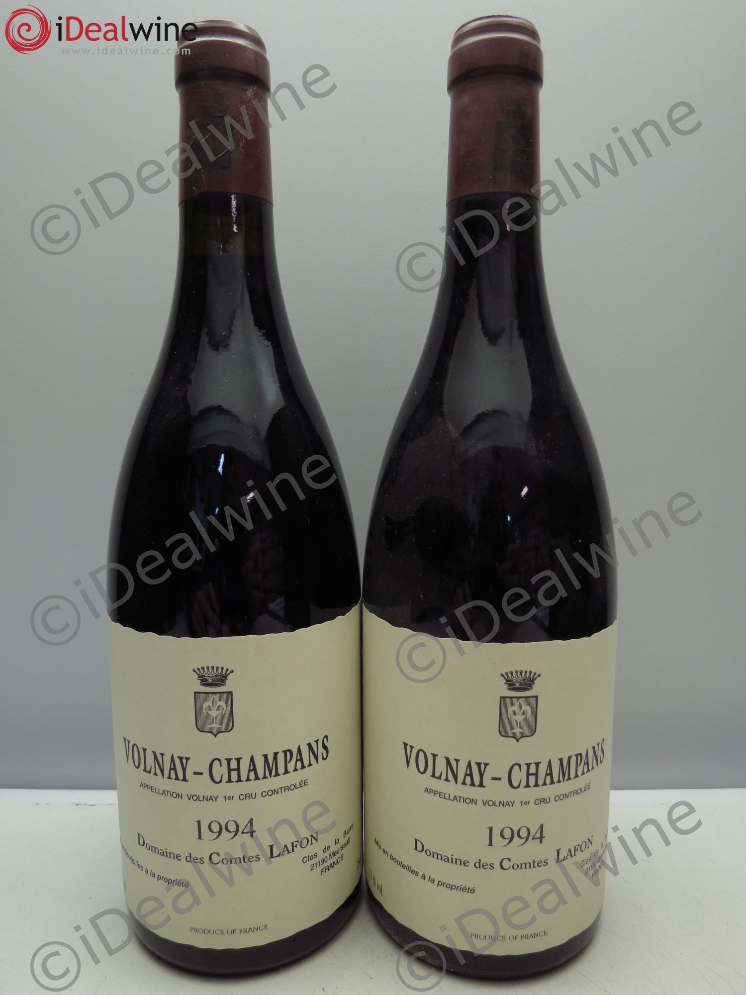 Volnay 1er Cru Champans Comtes Lafon (Domaine des) 1994 - Lot de 2 bouteilles - 0