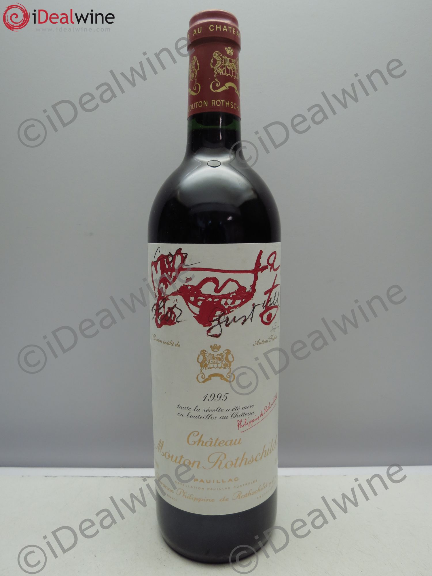 Château Mouton Rothschild 1er Grand Cru Classé 1995 - Lot de 1 bouteille - 0