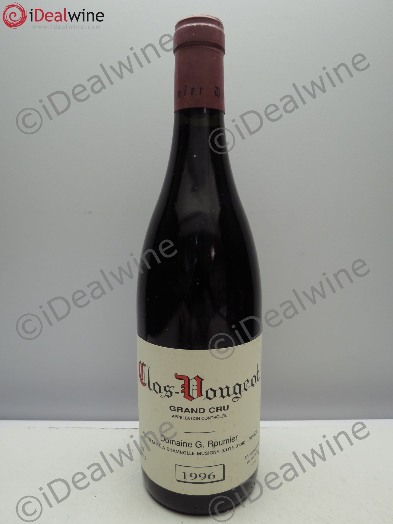 Clos de Vougeot Grand Cru Georges Roumier (Domaine) 1996 - Lot de 1 bouteille - 0