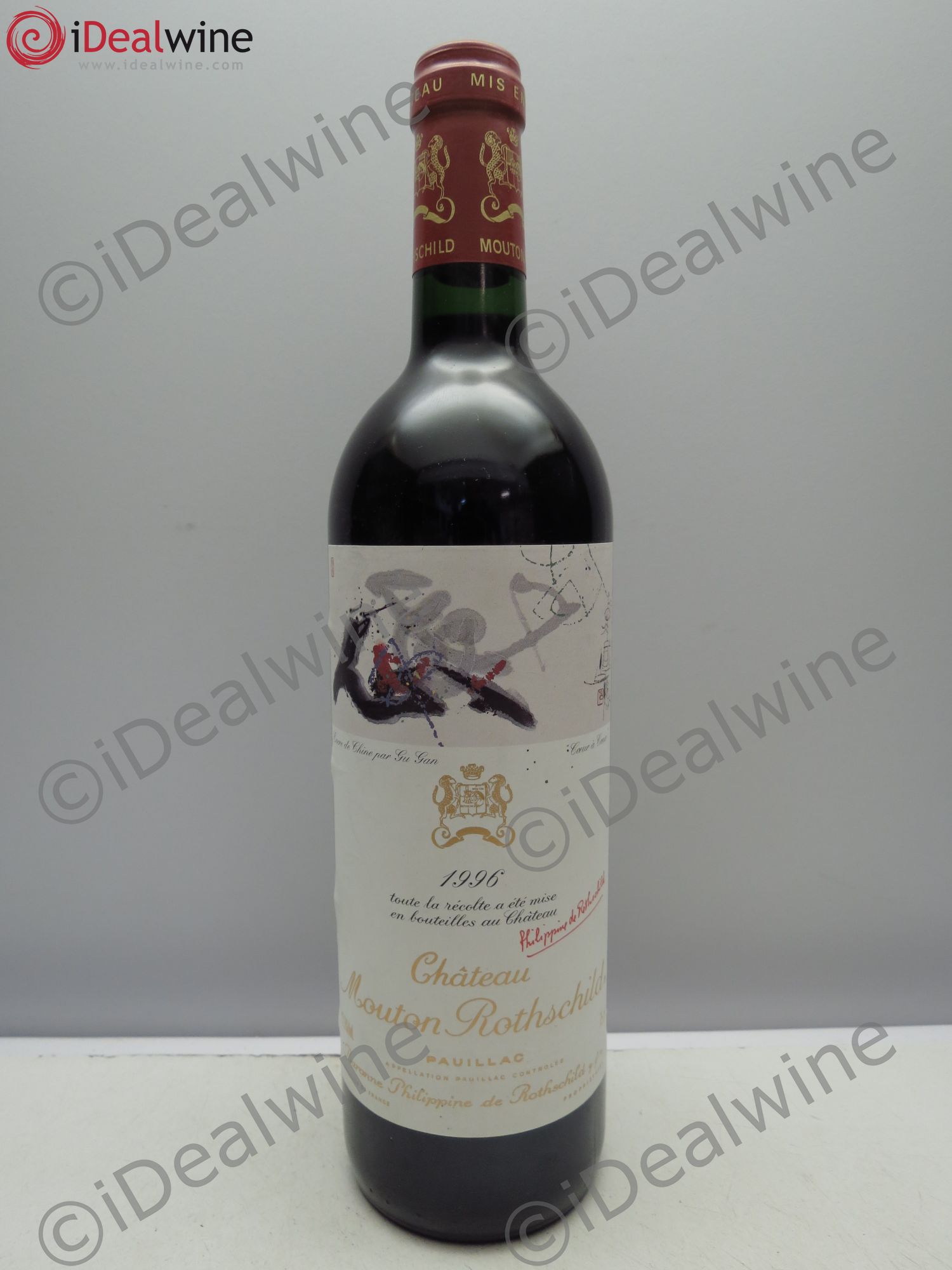 Château Mouton Rothschild 1er Grand Cru Classé 1996 - Lot de 1 bouteille - 0