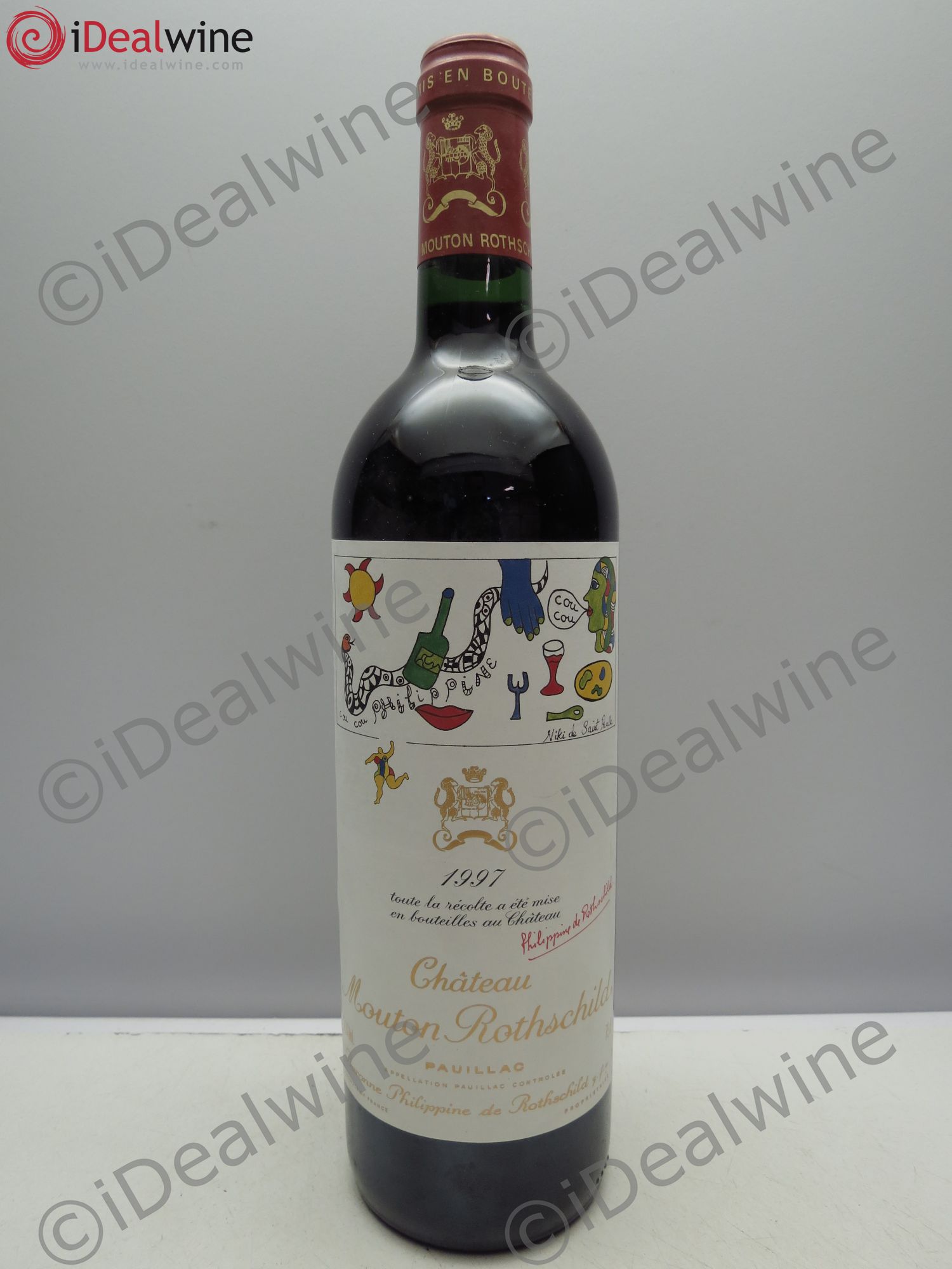 Château Mouton Rothschild 1er Grand Cru Classé 1997 - Lot de 1 bouteille - 0